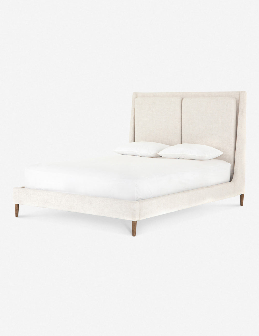 Rexford Platform Bed - Cream / Queen