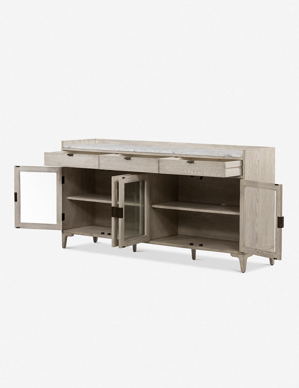 Ryden Curio Sideboard - White Oak