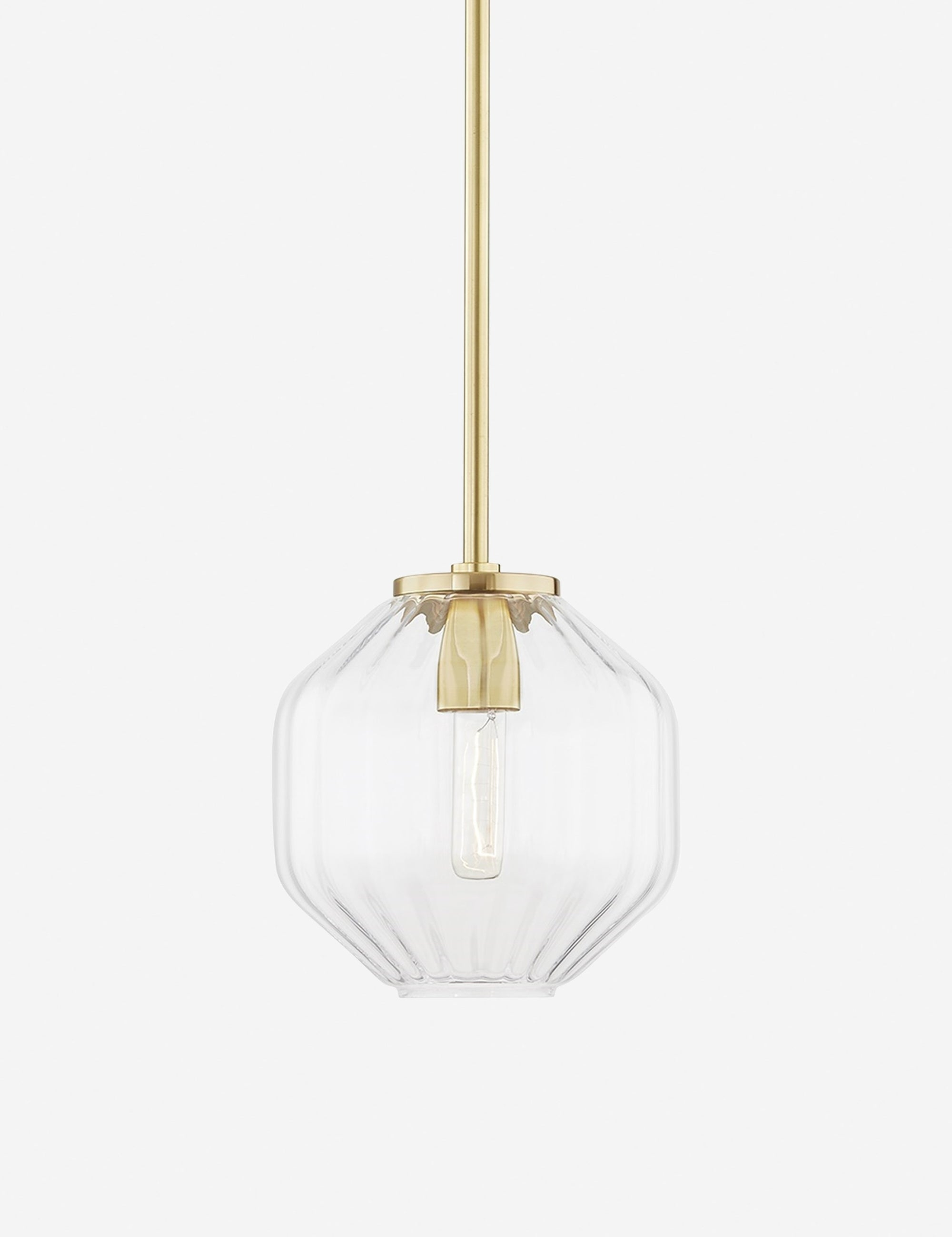 Belle Pendant Light - Antique Brass