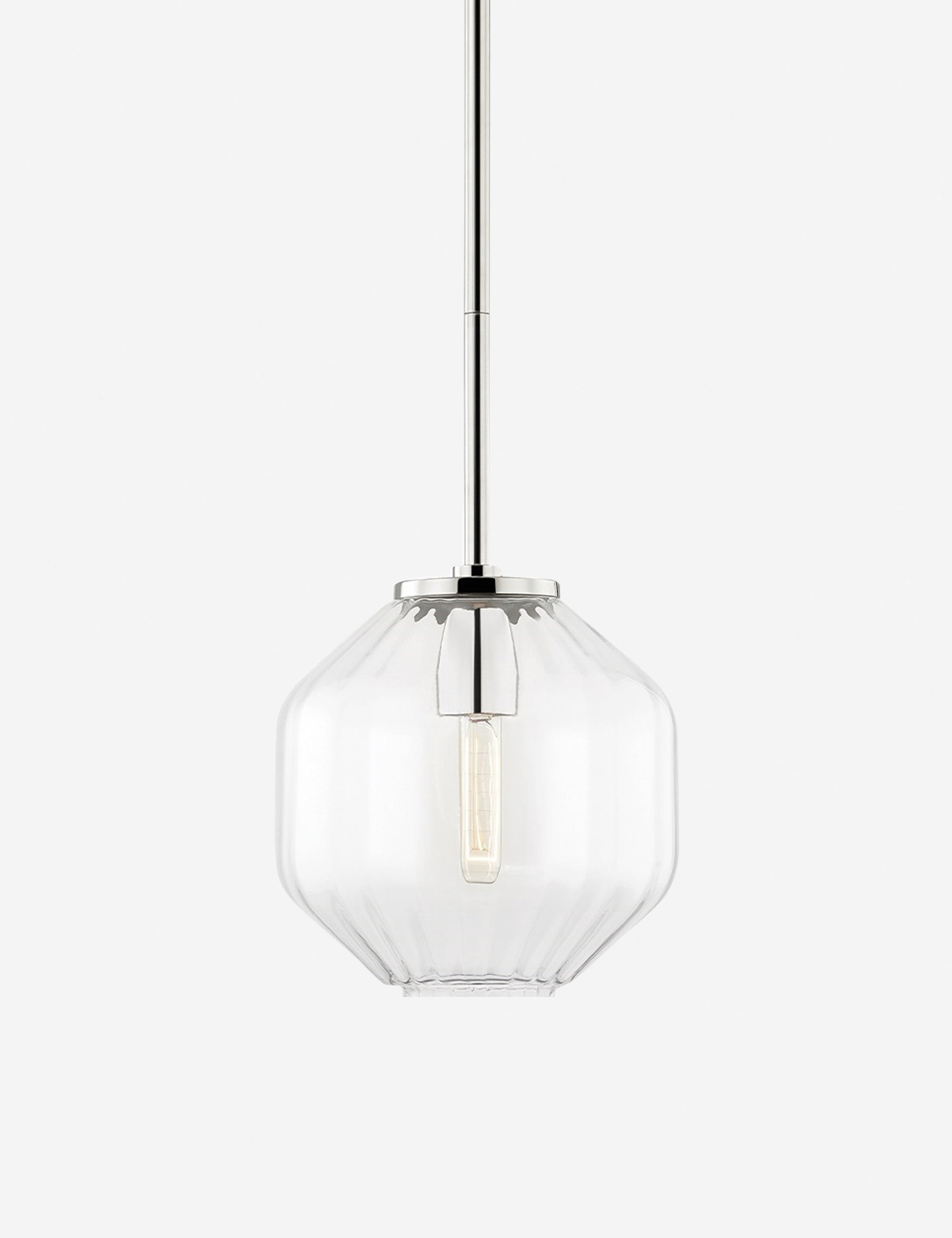 Belle Pendant Light - Polished Nickel
