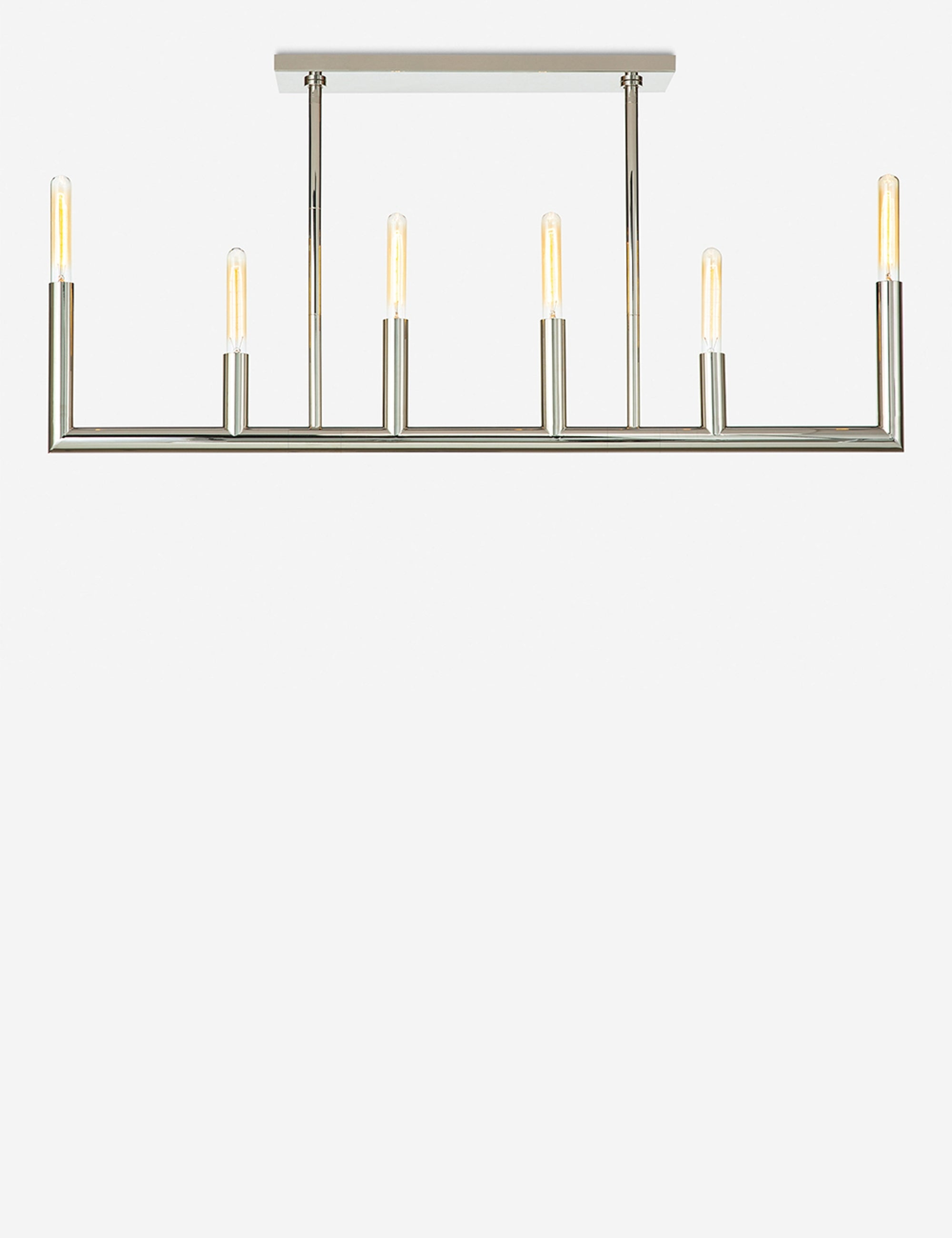 Wolfe Linear Chandelier by Regina Andrew by Regina Andrew - Polished Nickel