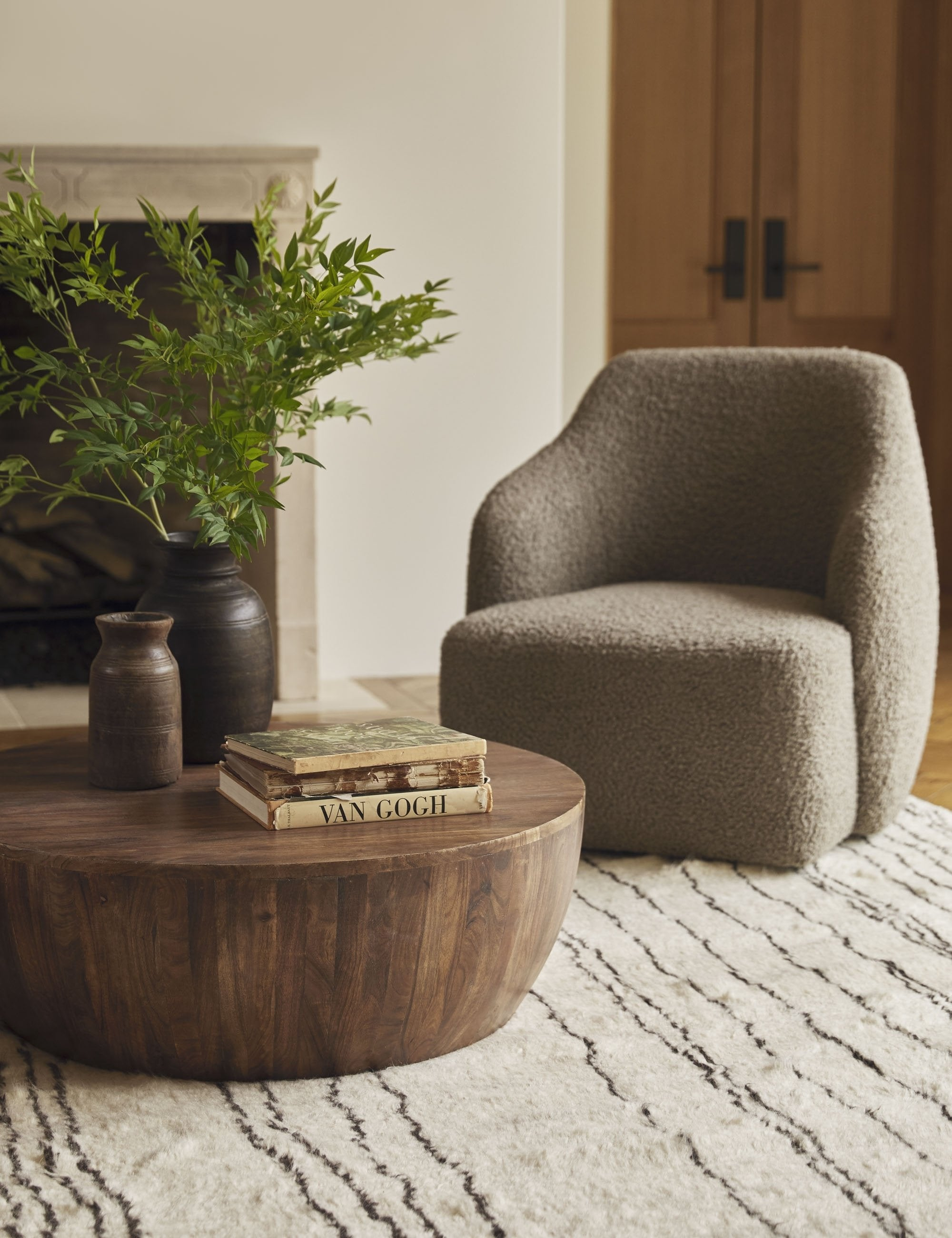 Jacob Round Coffee Table by Arteriors - Large