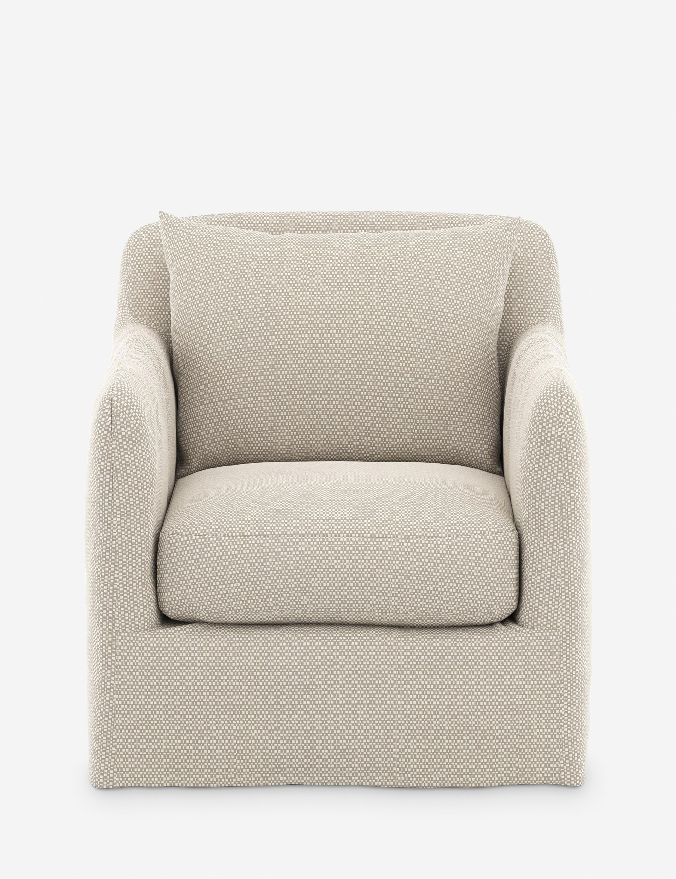 Sakura Indoor / Outdoor Swivel Chair - Sand