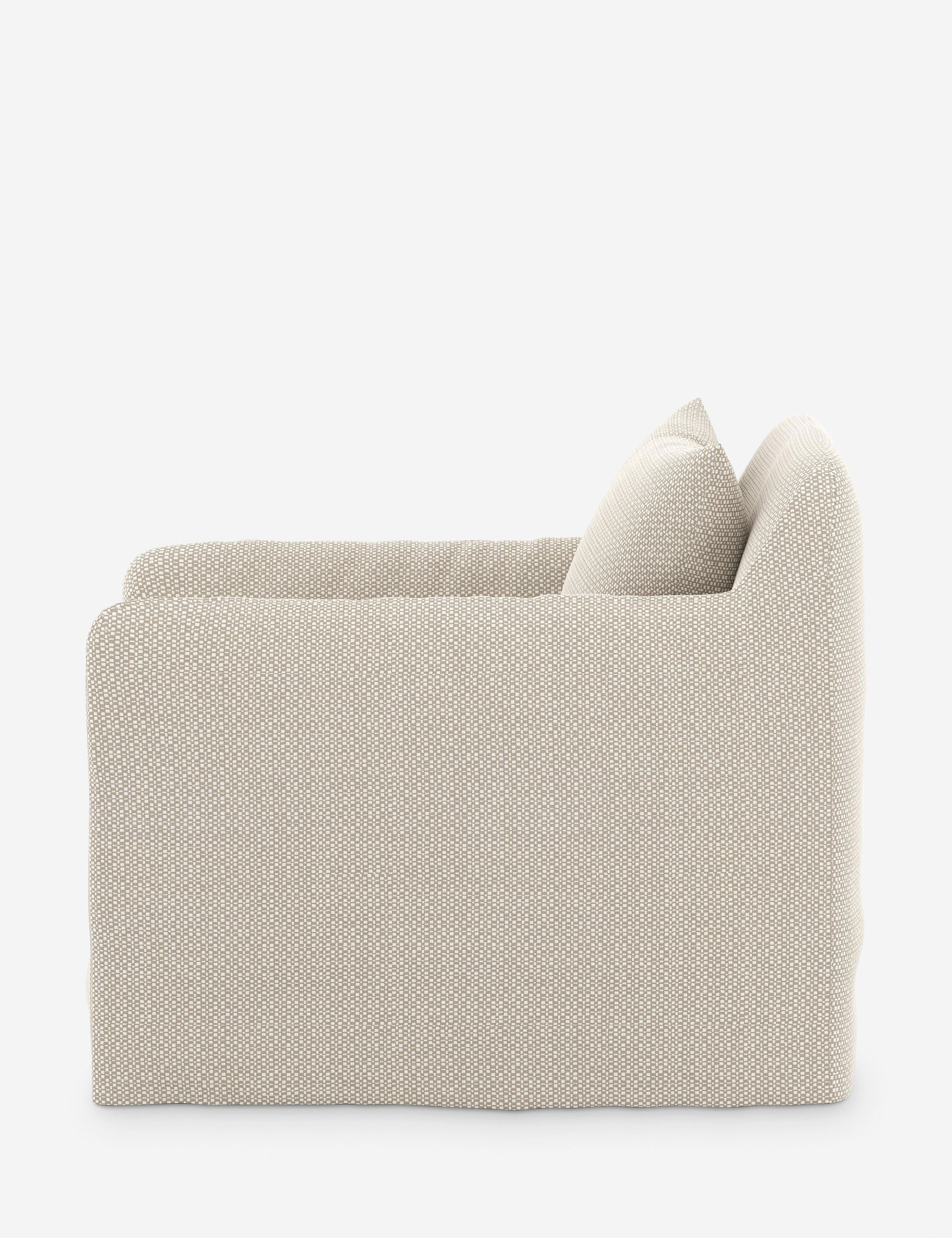 Sakura Indoor / Outdoor Swivel Chair - Sand