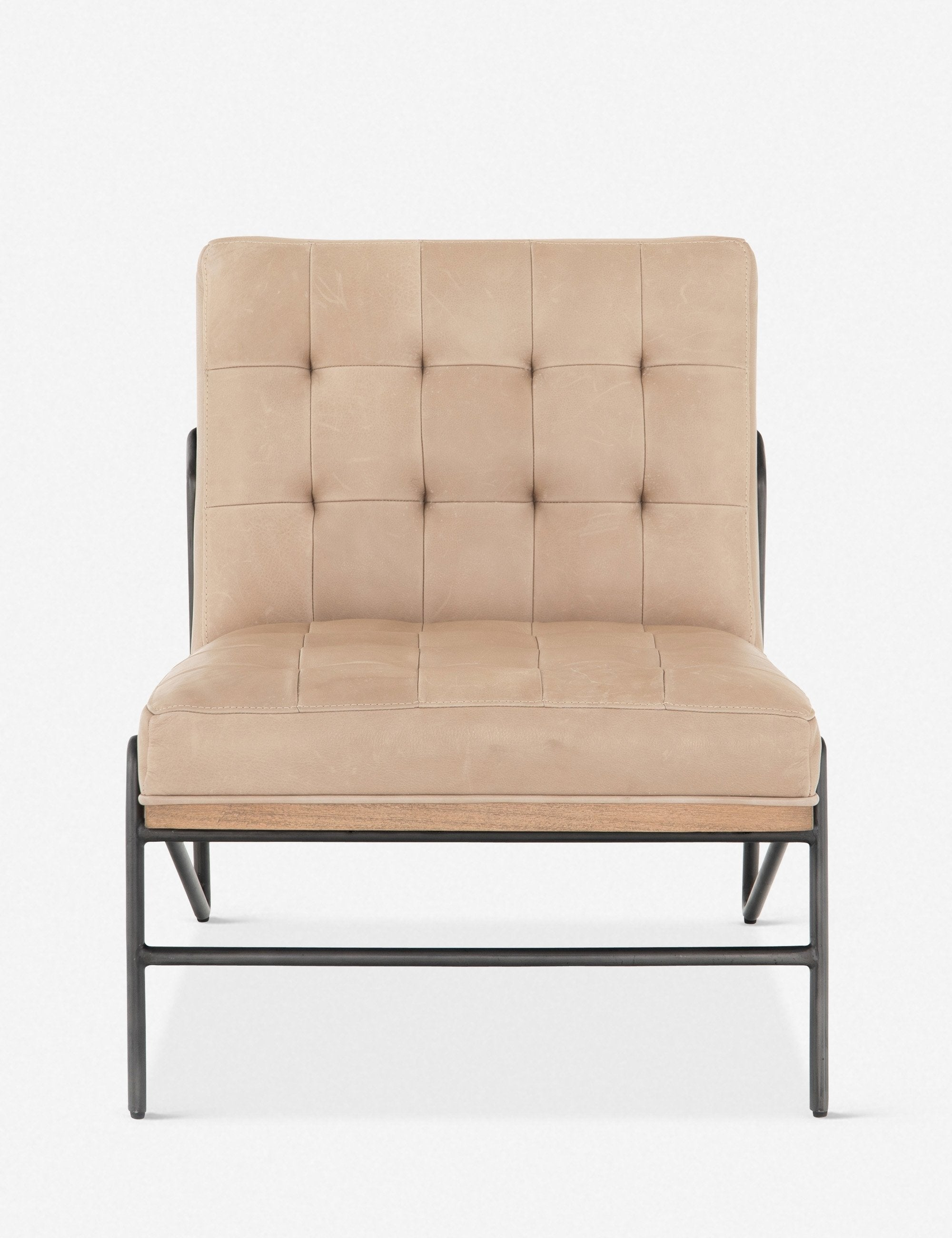 Anouk Accent Chair - Tan Leather