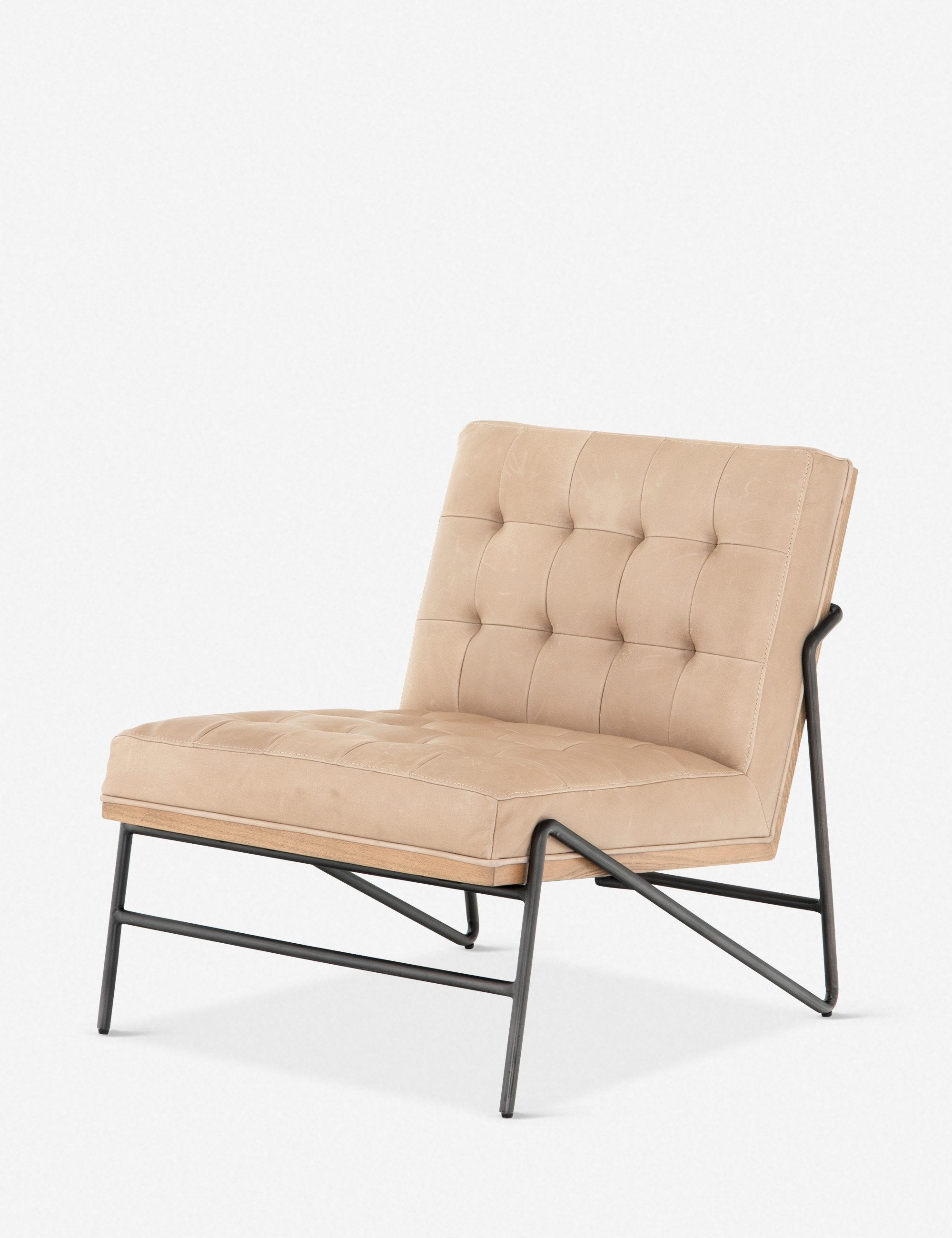 Anouk Accent Chair - Tan Leather