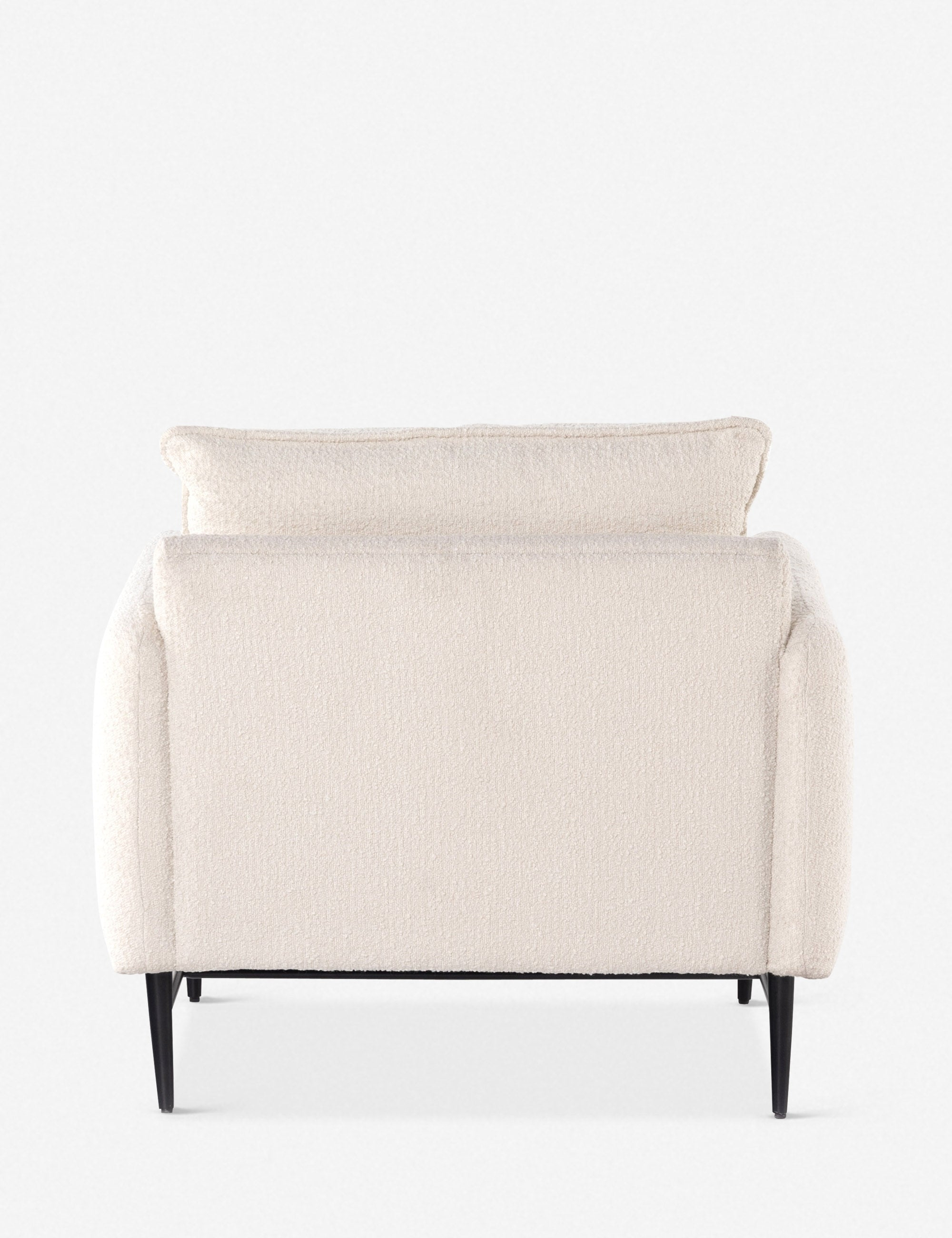 Easton Cream Velvet Contemporary Stationary Chair