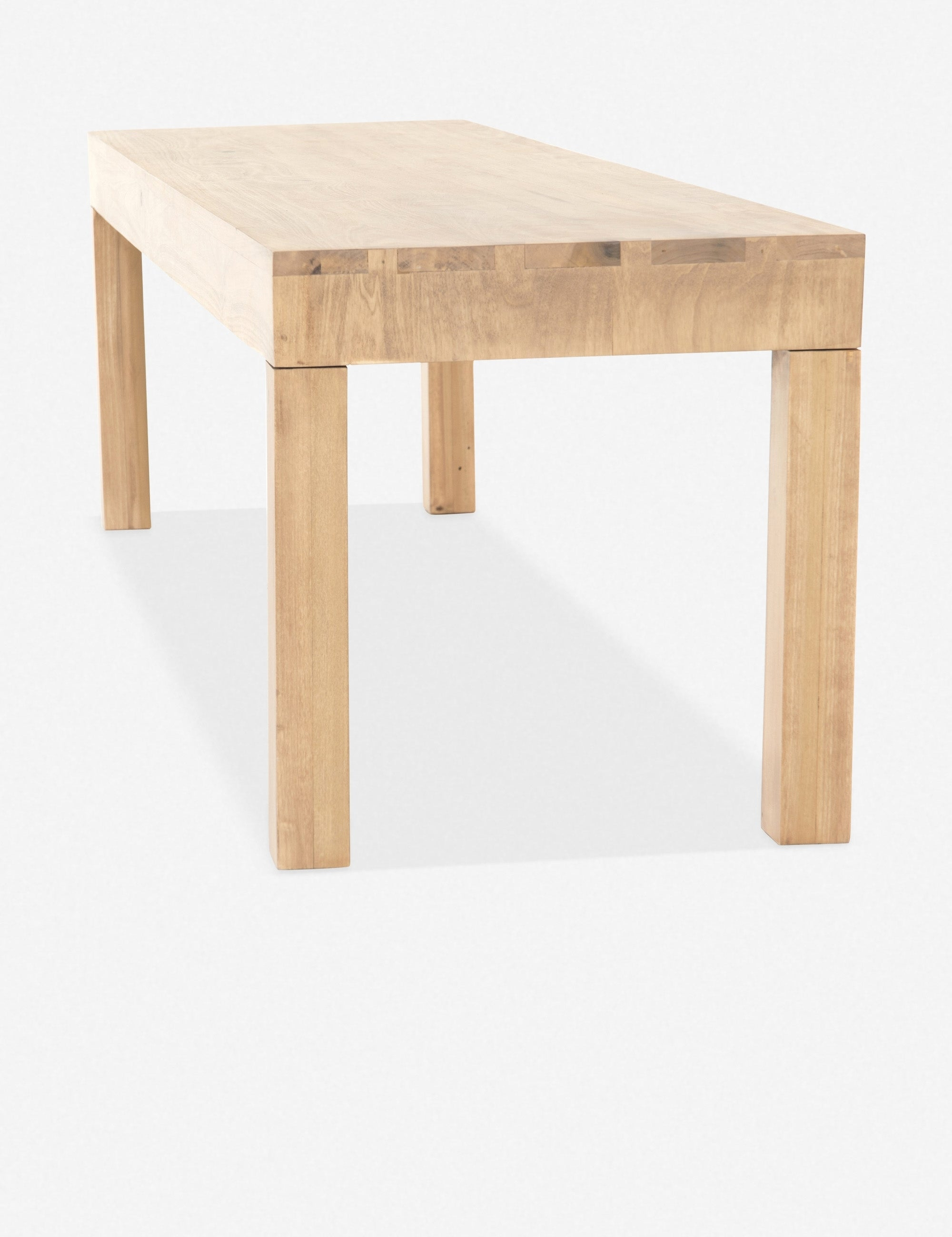 Beck 70'' Dry Wash Poplar Modern Shaker Dining Bench