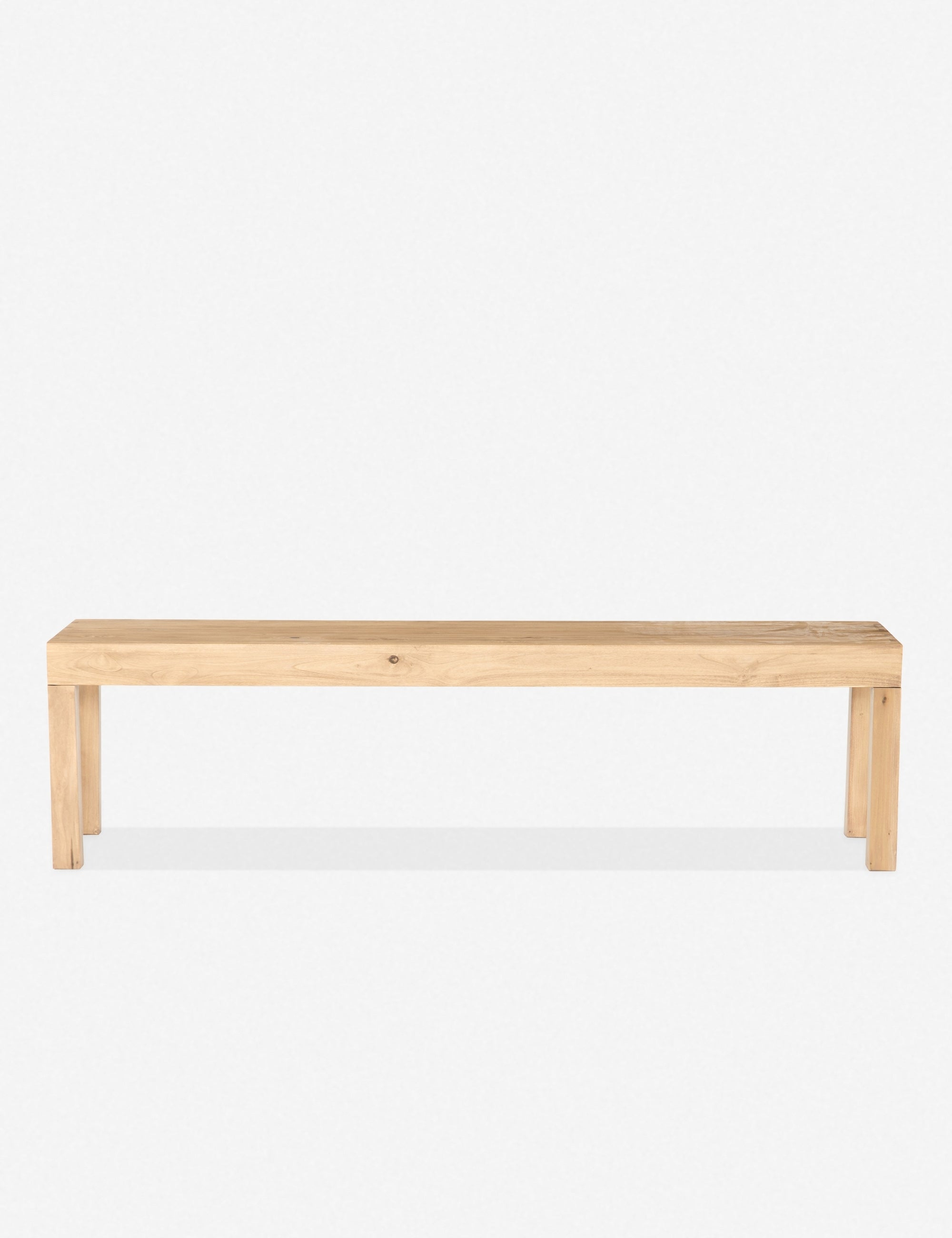 Beck 70'' Dry Wash Poplar Modern Shaker Dining Bench