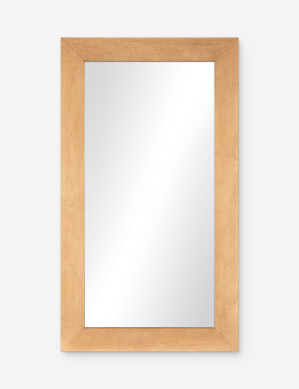Larkin Burl Wood Floor Mirror - Burl Wood