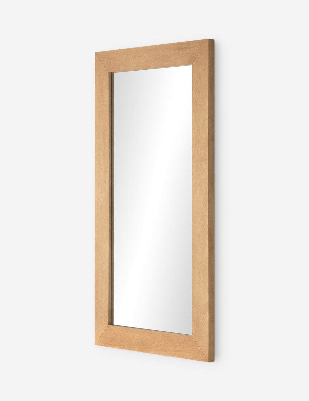 Larkin Burl Wood Floor Mirror - Burl Wood
