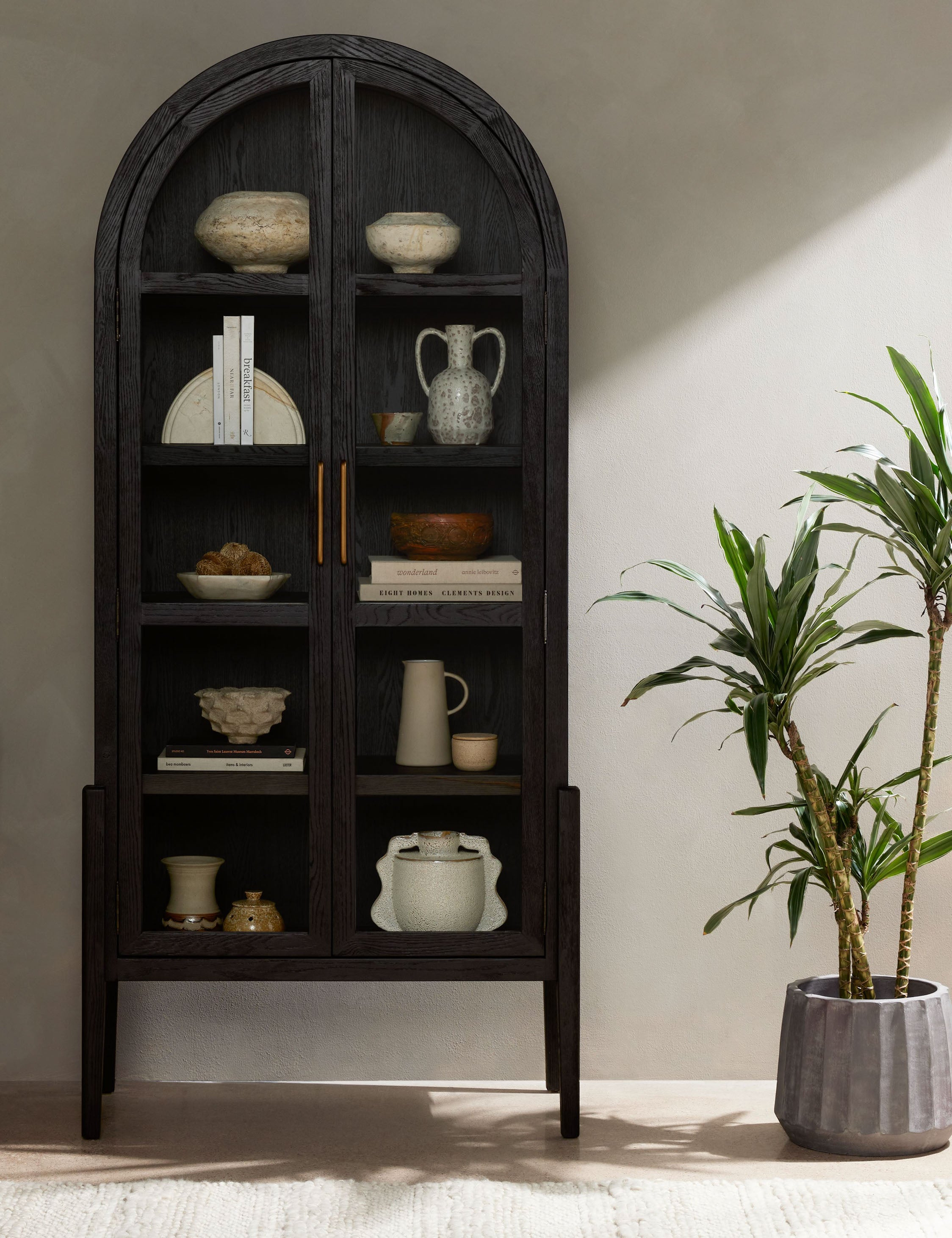 Apolline Curio Cabinet - Black