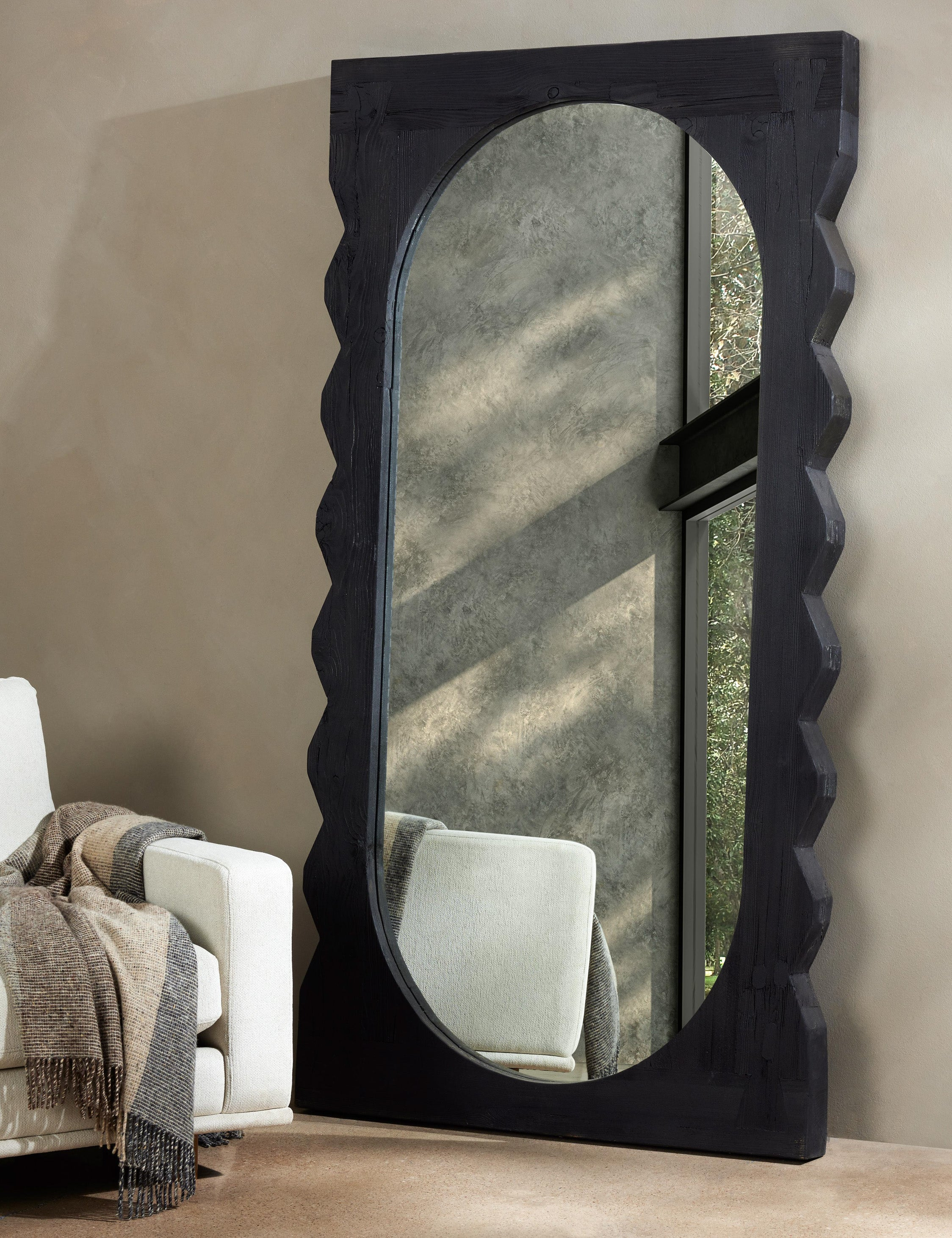 Meisel Floor Mirror - Black