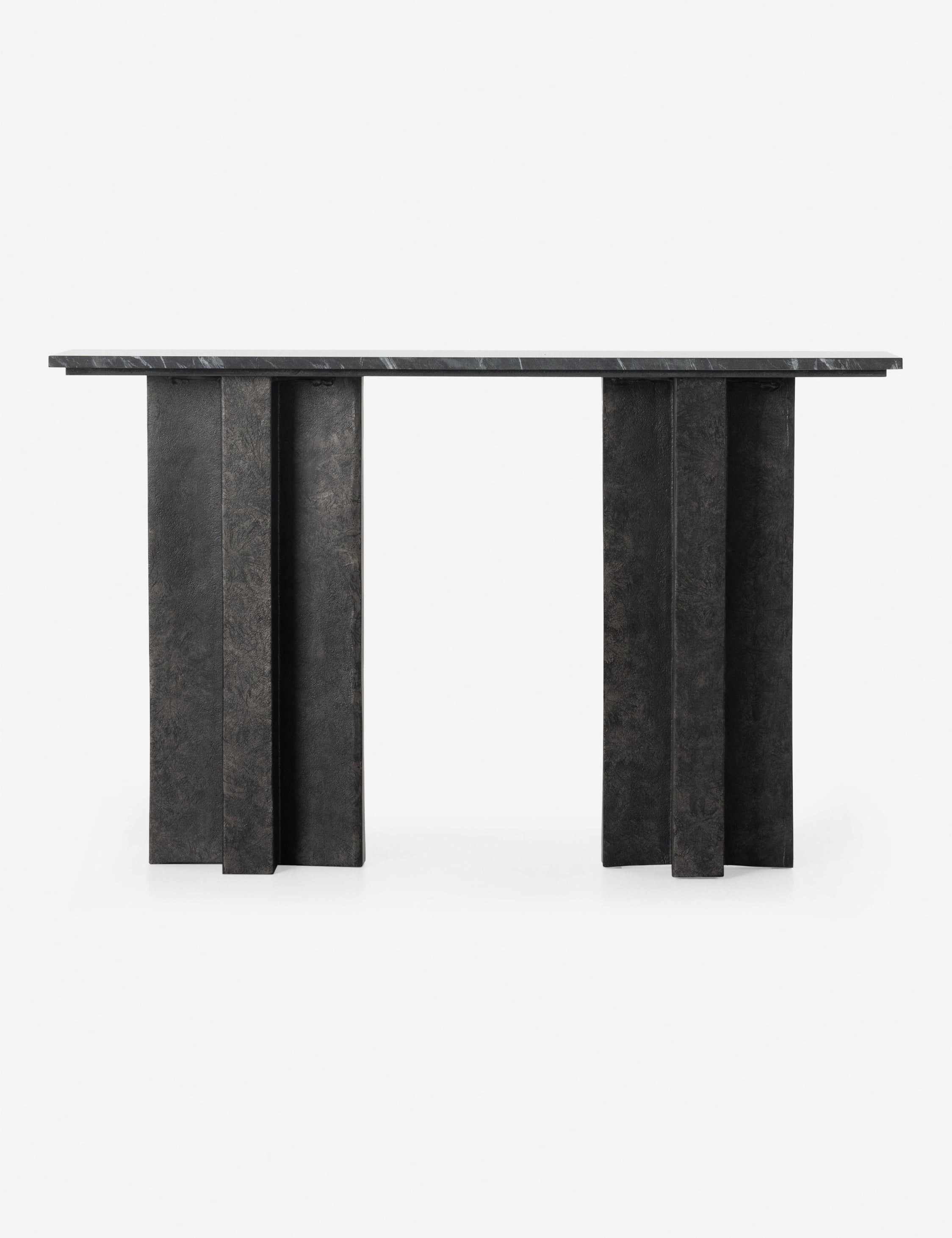Alfred Console Table - Black Marble