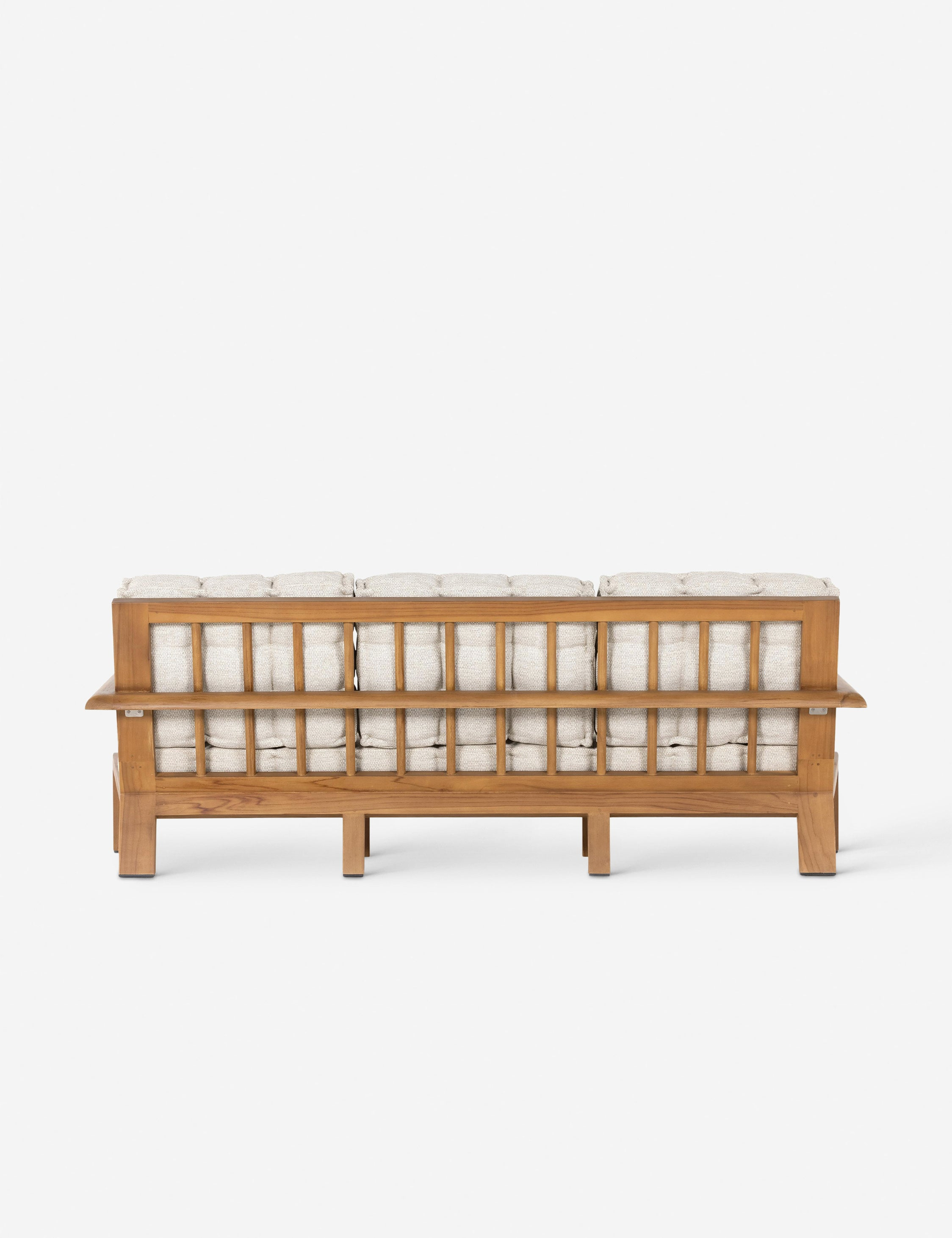 Amabel Indoor / Outdoor Sofa - Natural Teak / 85"W