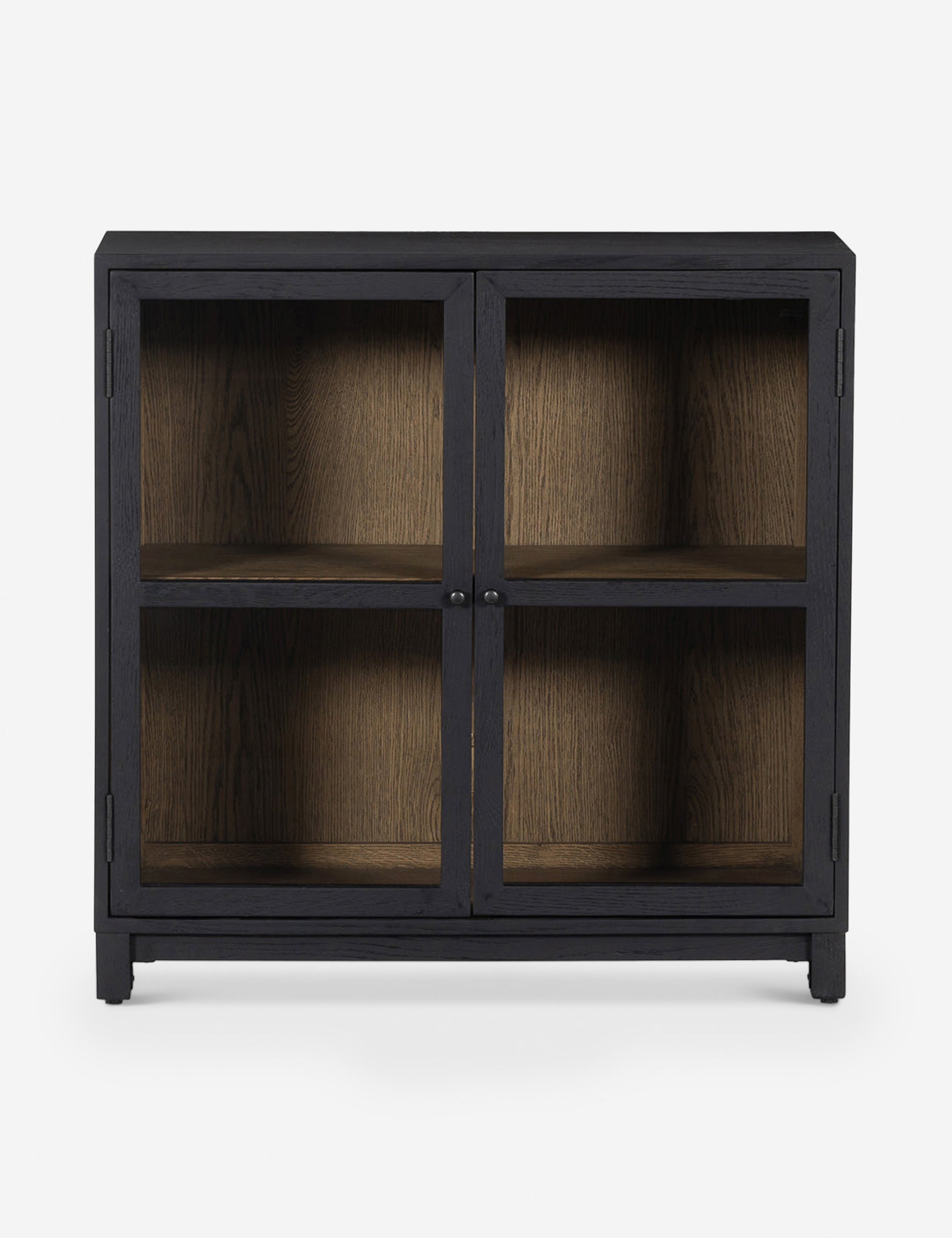 Carly Small Curio Cabinet - Black