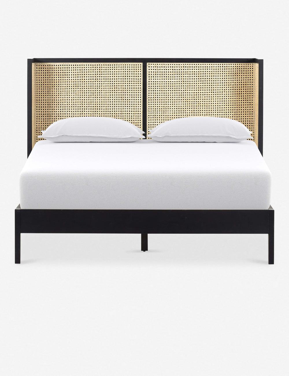 Jeni Platform Bed - Black / Queen