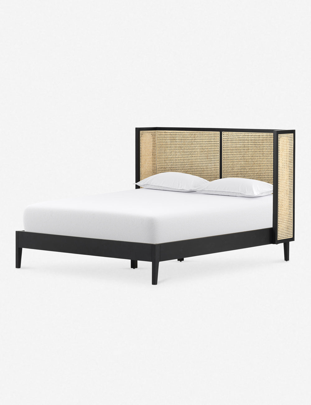 Jeni Platform Bed - Black / Queen