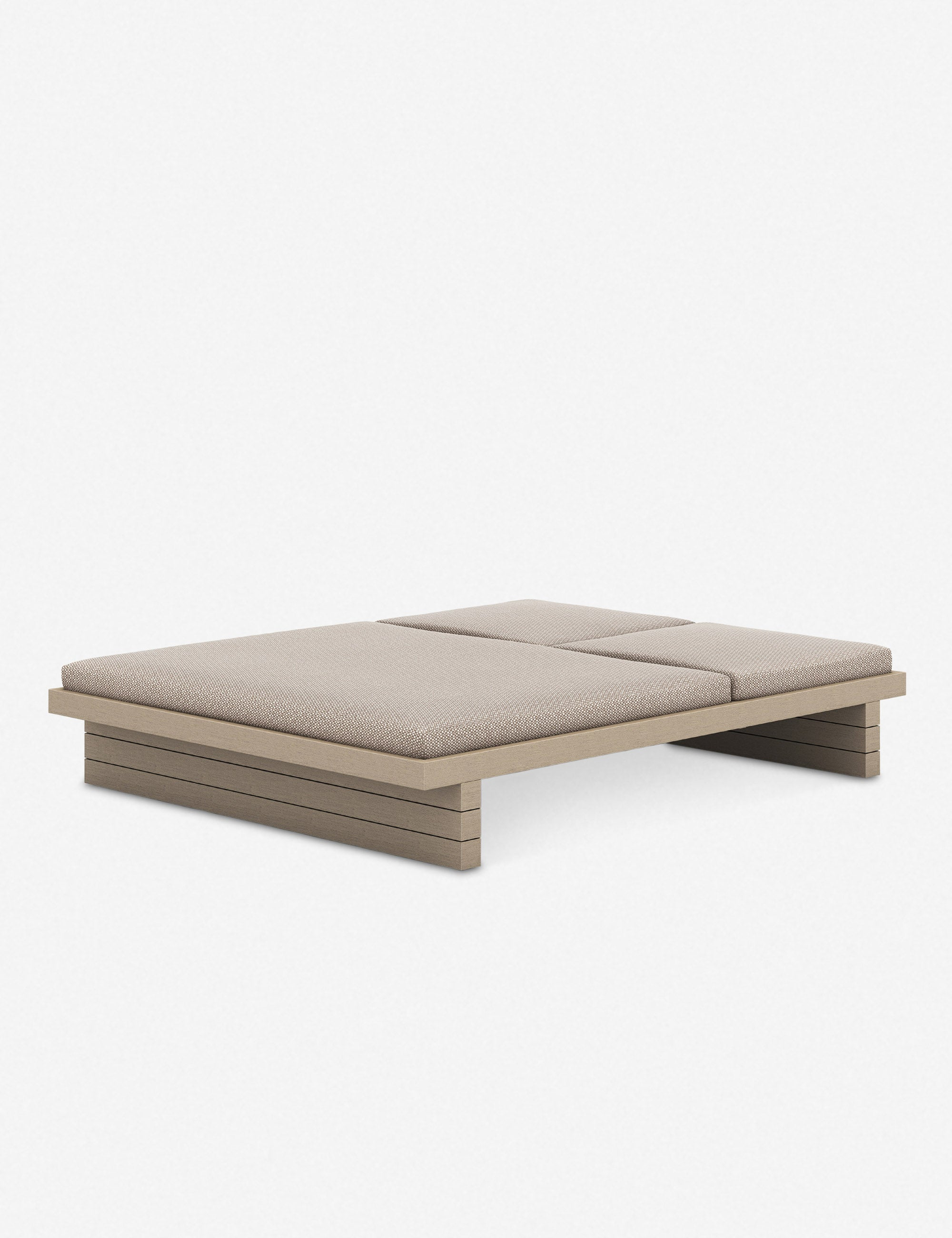 Coren Indoor / Outdoor Double Chaise - Sand