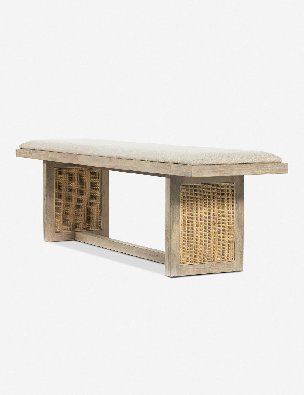 Margot Dining Bench - Whitewash