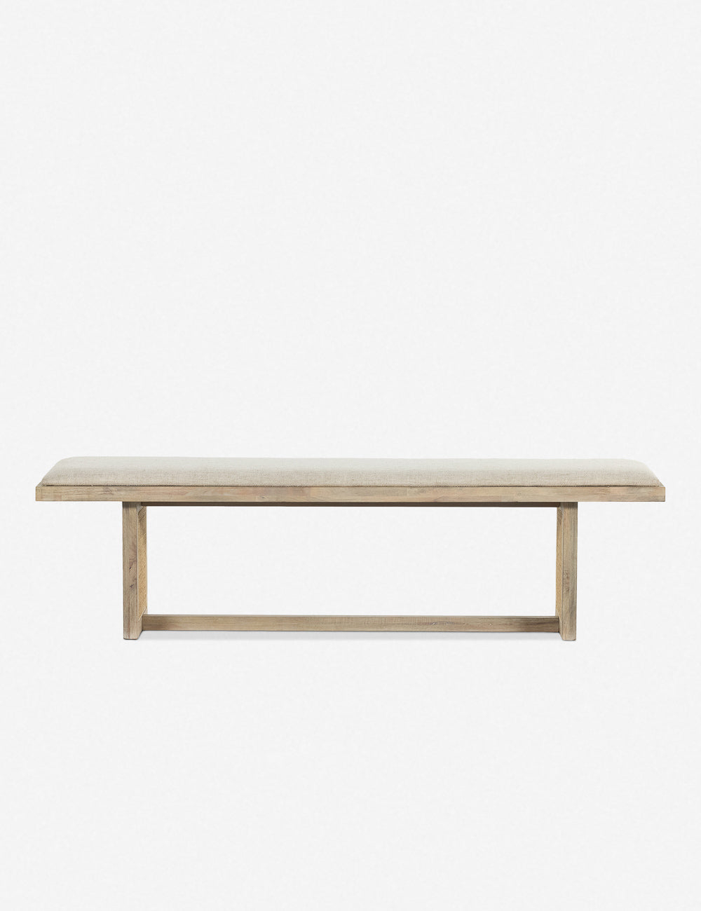 Margot Dining Bench - Whitewash
