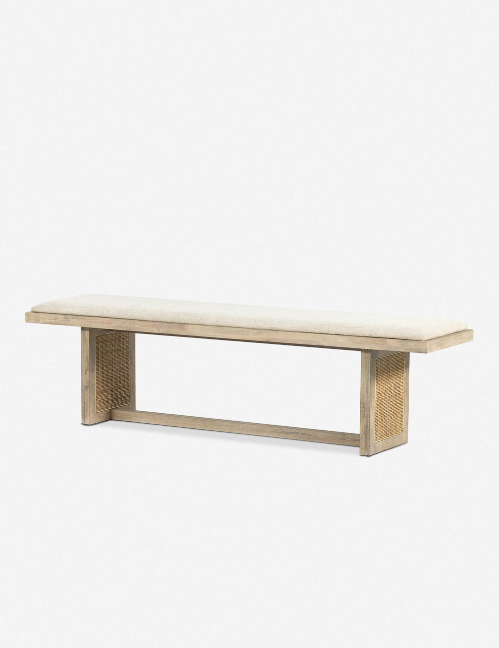 Margot Dining Bench - Whitewash