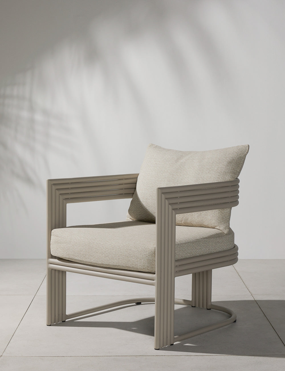 Oceane Indoor / Outdoor Accent Chair - Taupe