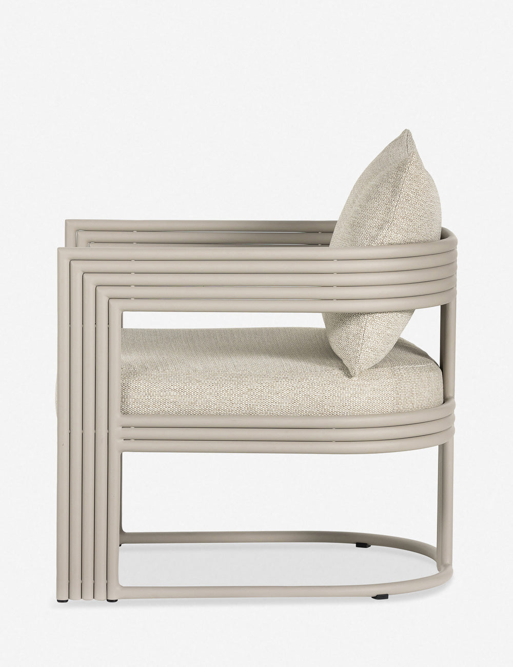 Oceane Indoor / Outdoor Accent Chair - Taupe