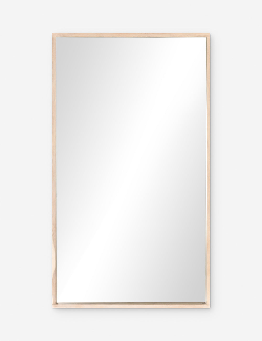 Akia Full Length Mirror - Whitewash Acacia