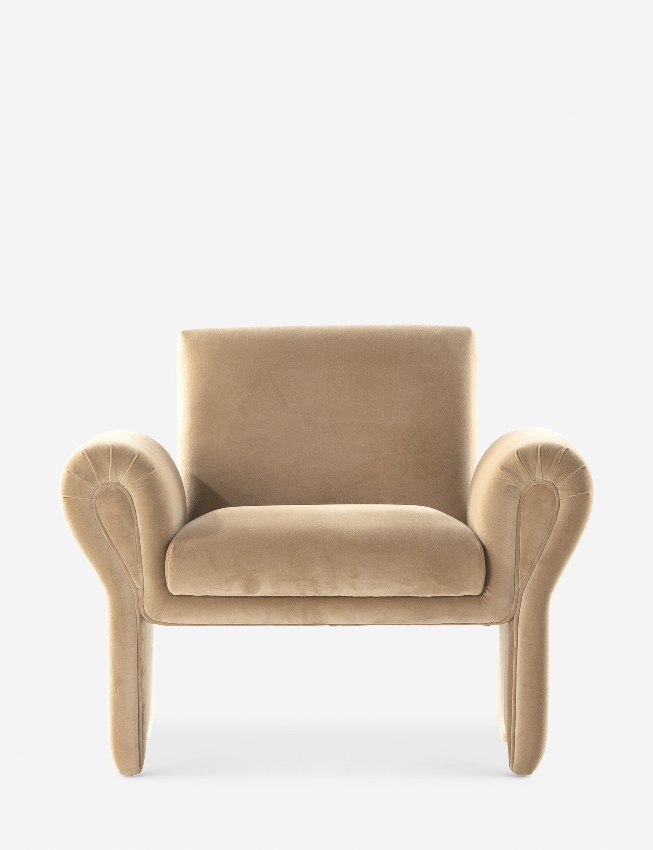 Fenella Accent Chair - Camel Velvet