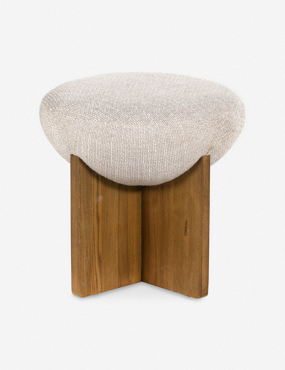 Yurewn Round Ottoman - Natural