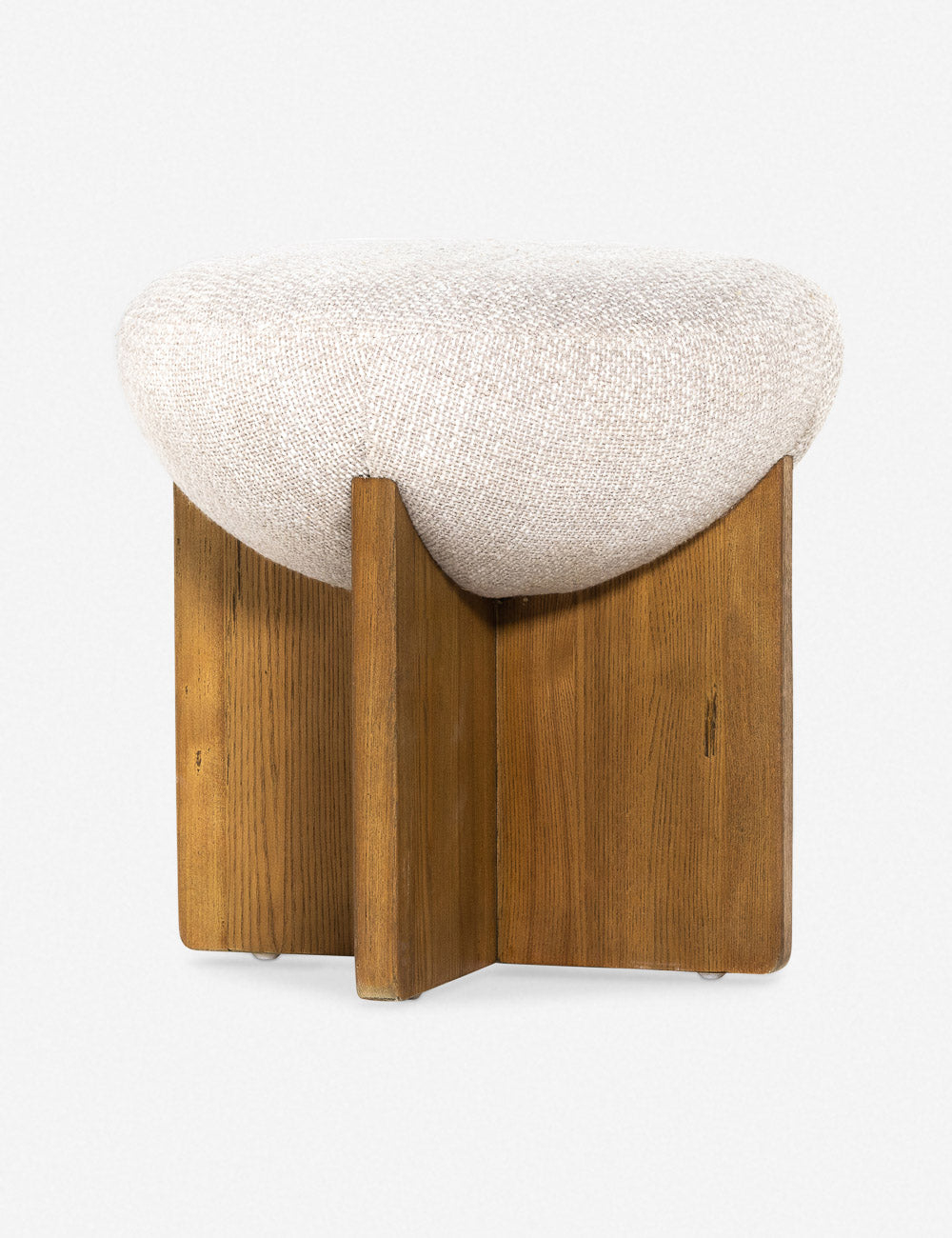 Yurewn Round Ottoman - Natural