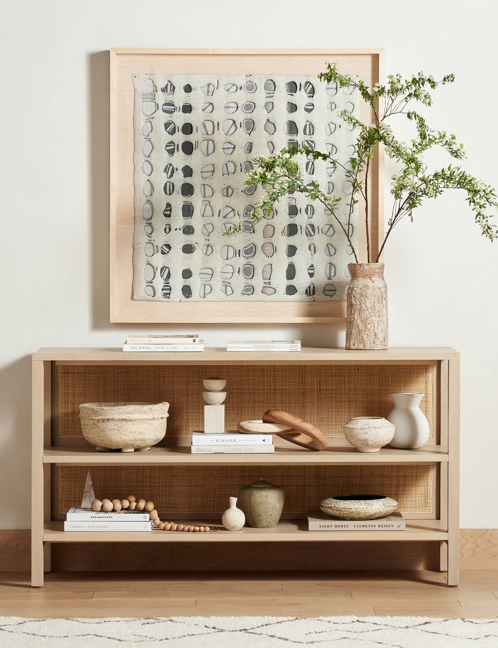 Philene Media Console - Natural