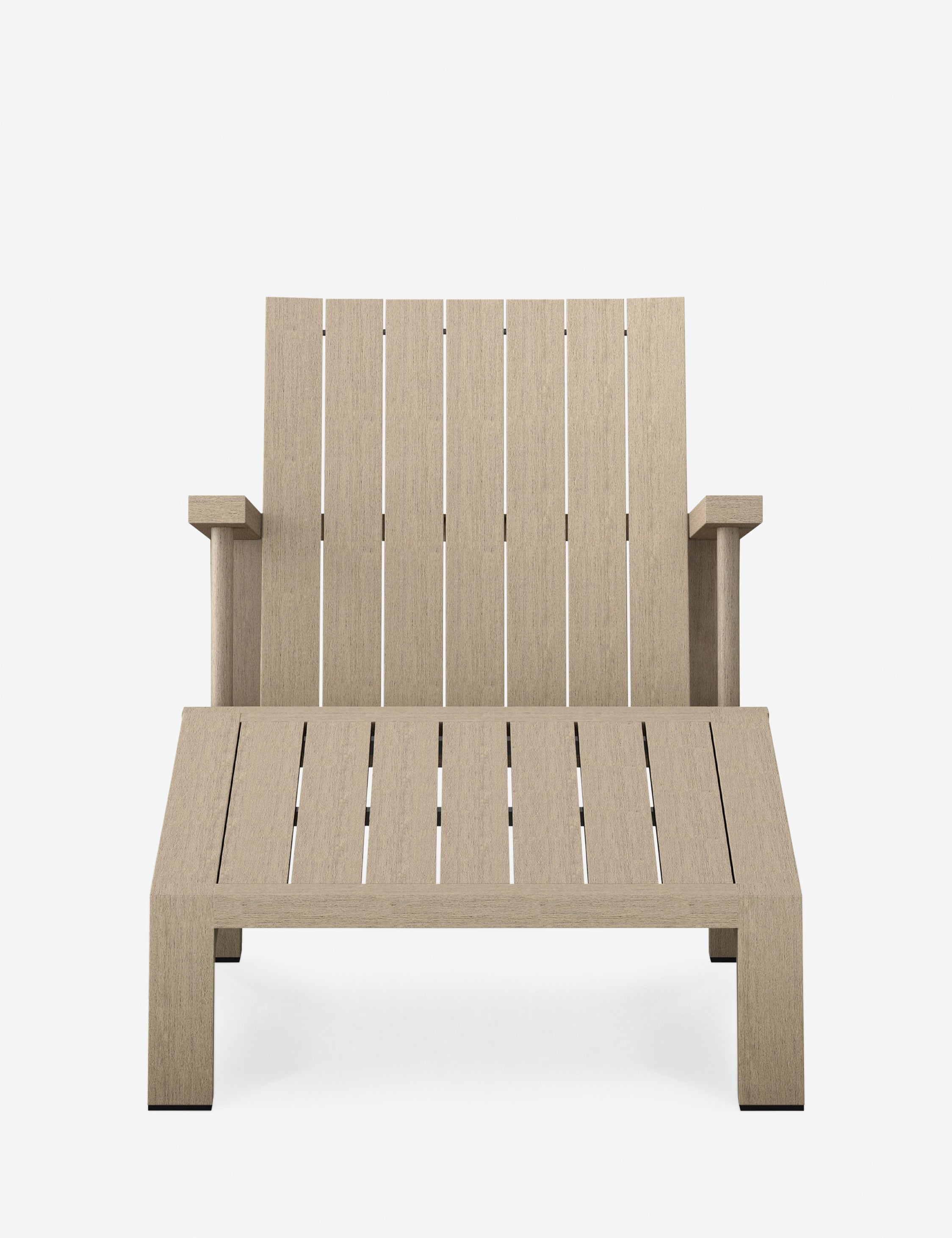 Adym Indoor / Outdoor Accent Chair - With Ottoman
