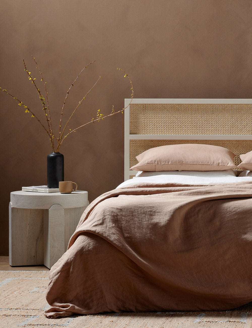 Denver Round Side Table - Natural