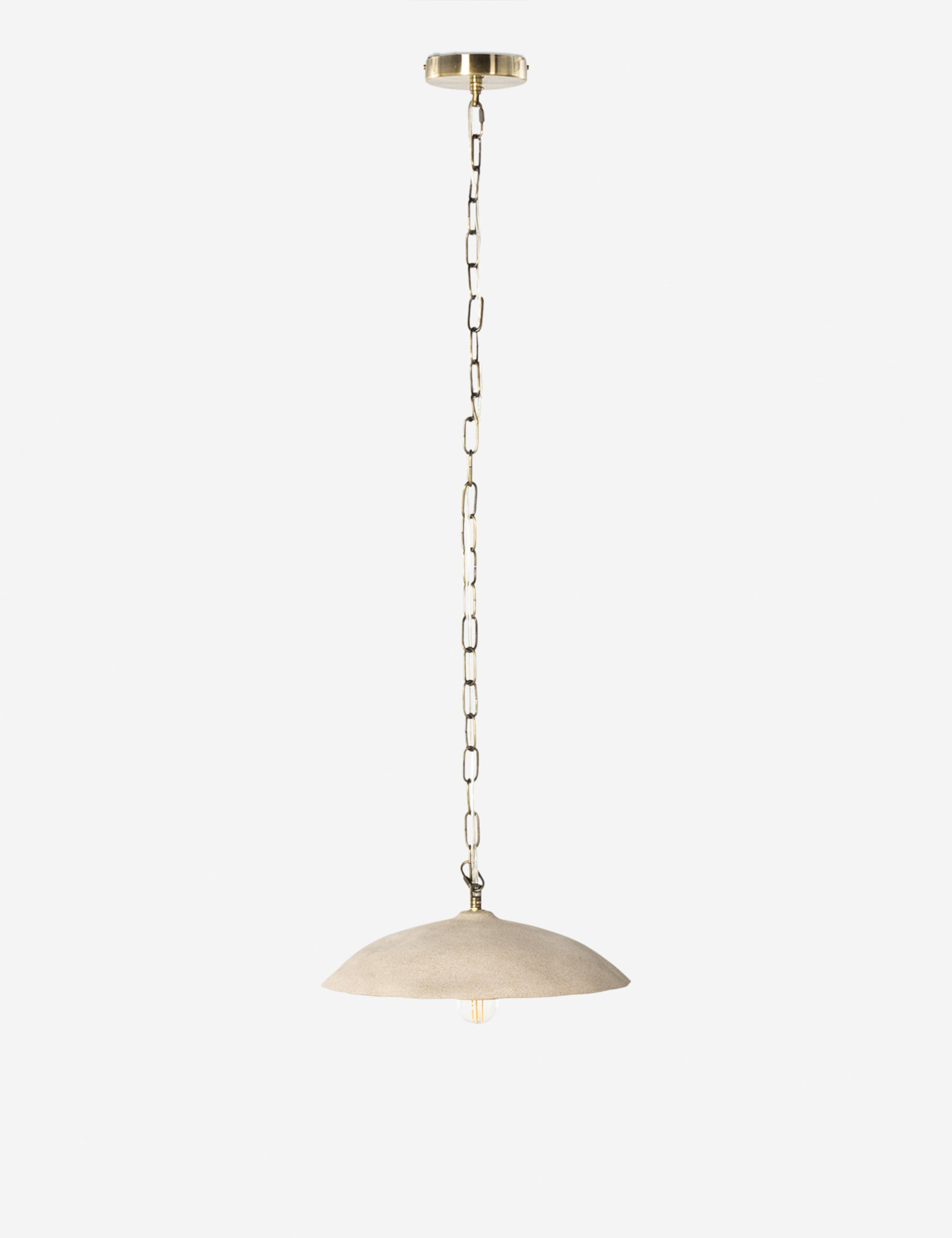 Juana Pendant Light - Sand / 14" Dia