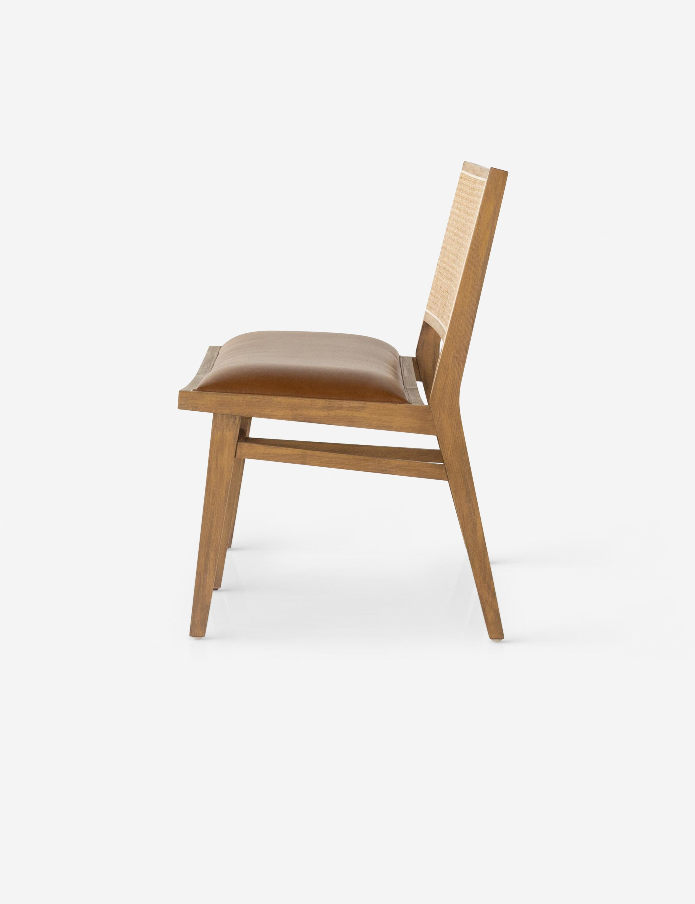 Archie Dining Bench - Butterscotch Leather