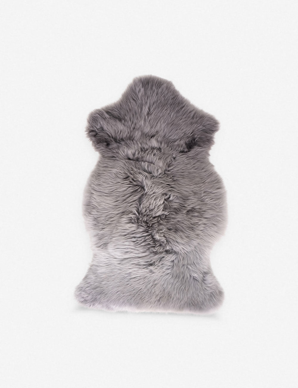 Vale Ombre Sheepskin Throw - Gray