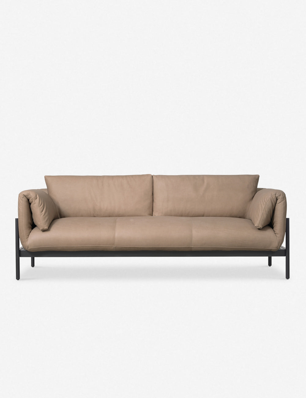 Frampton Leather Sofa - Taupe Leather