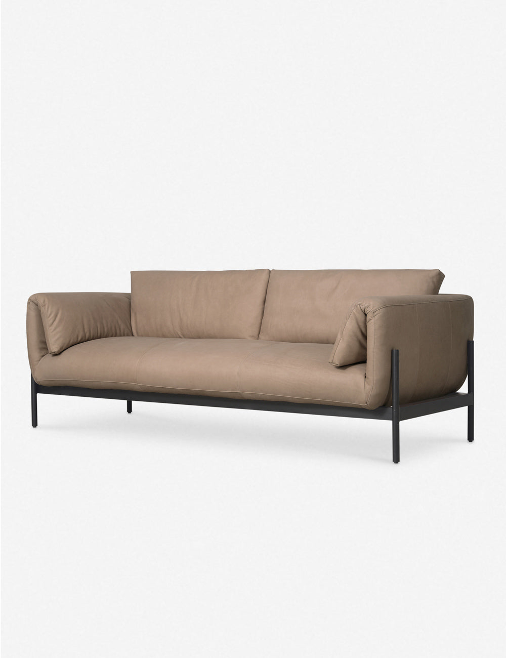 Frampton Leather Sofa - Taupe Leather