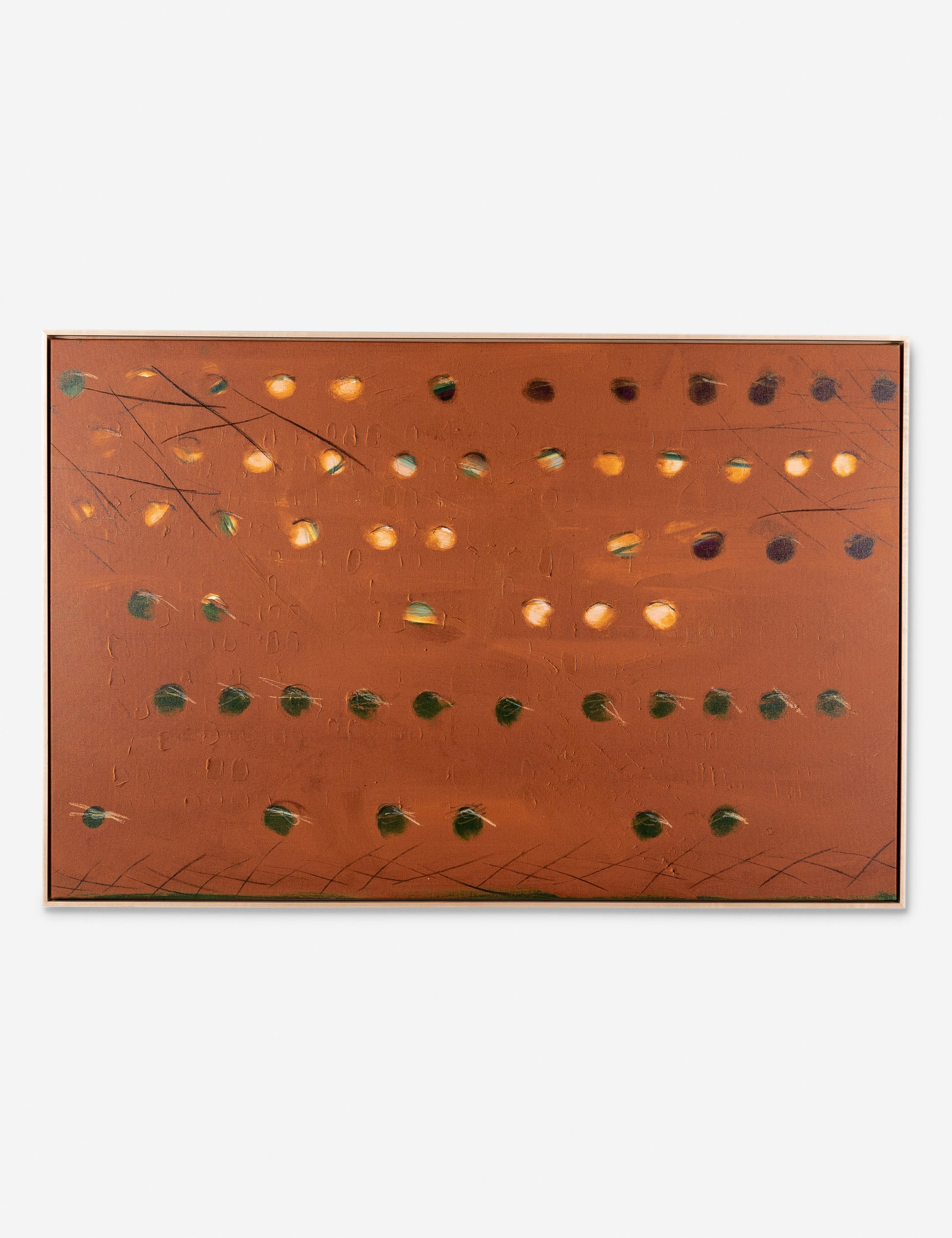 X Spot Rust Wall Art by Jamie Beckwith - 36" x 24"