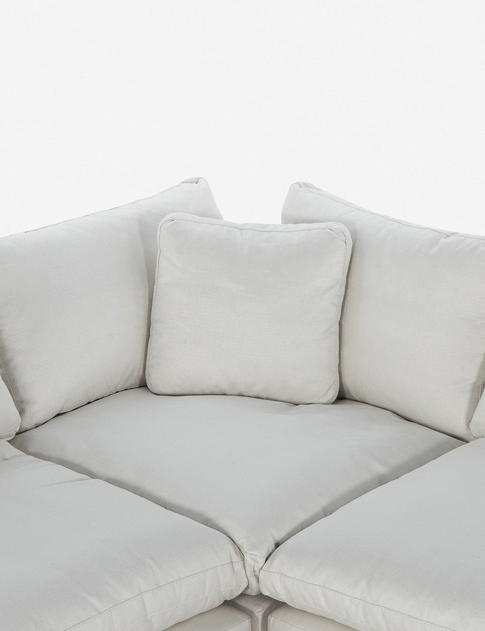 Bernard Sectional Sofa - Ivory / Left-Facing