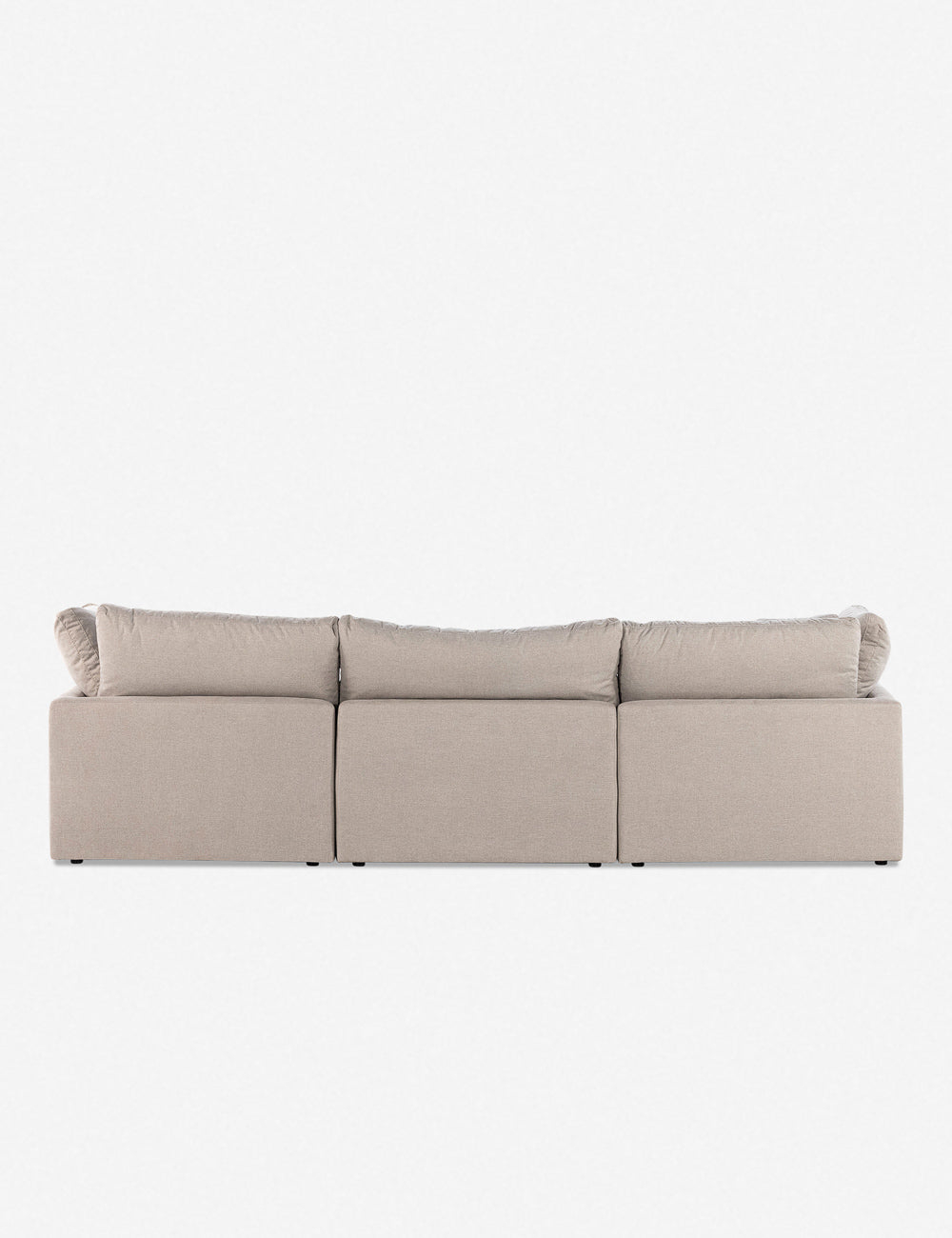 Bernard Sectional Sofa - Gray / Left-Facing