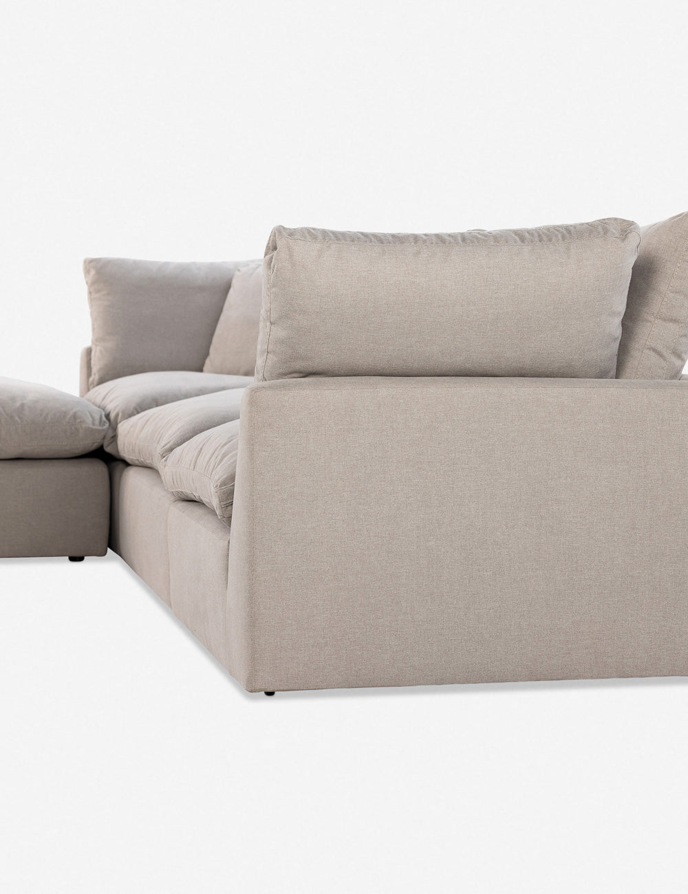 Bernard Sectional Sofa - Gray / Left-Facing