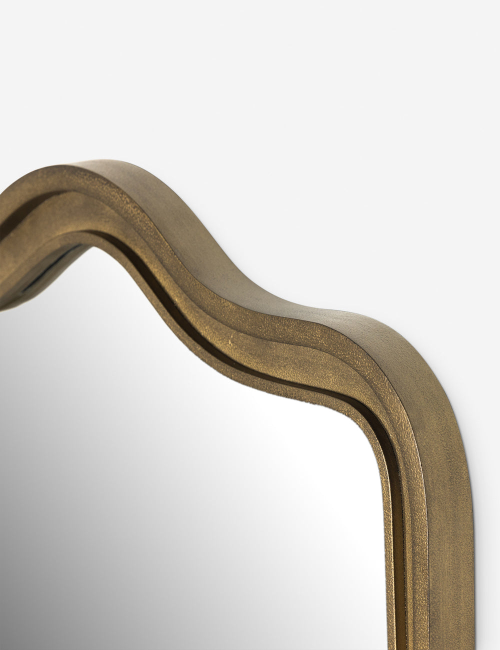 Wycliff Mirror - Antique Brass