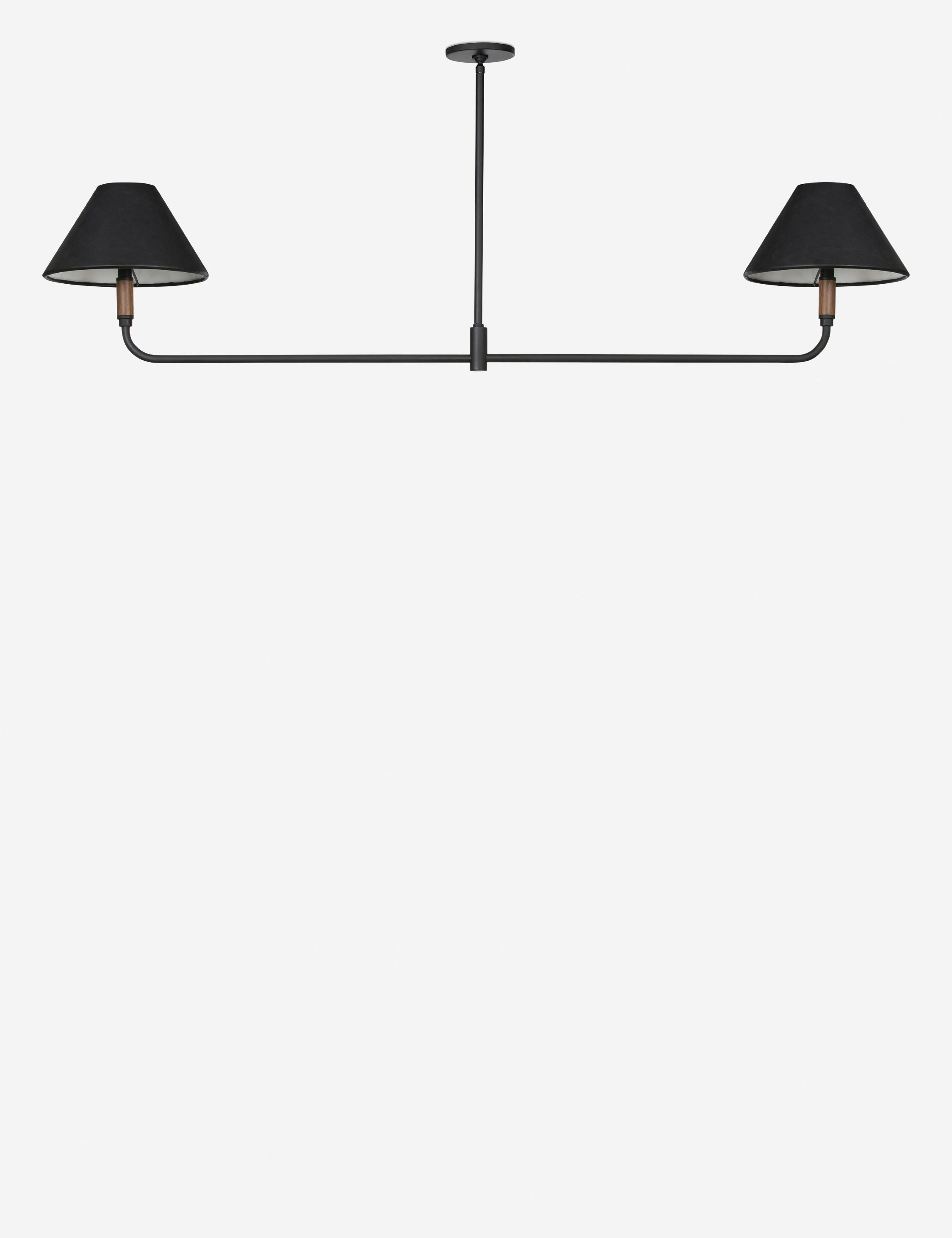 Doherty Linear Pendant Light - Black / 62"W