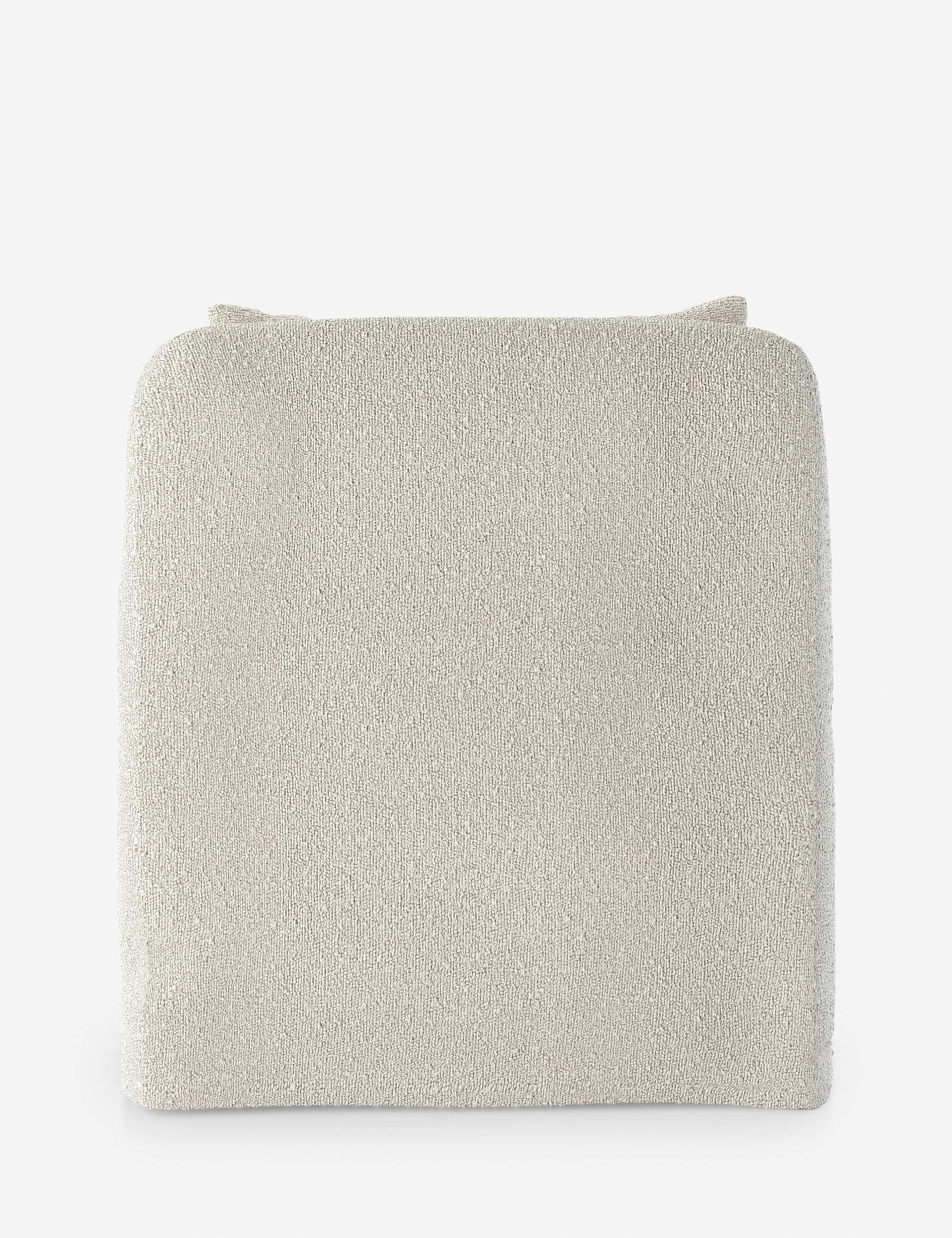 Sakura Indoor / Outdoor Swivel Chair - Cream Boucle