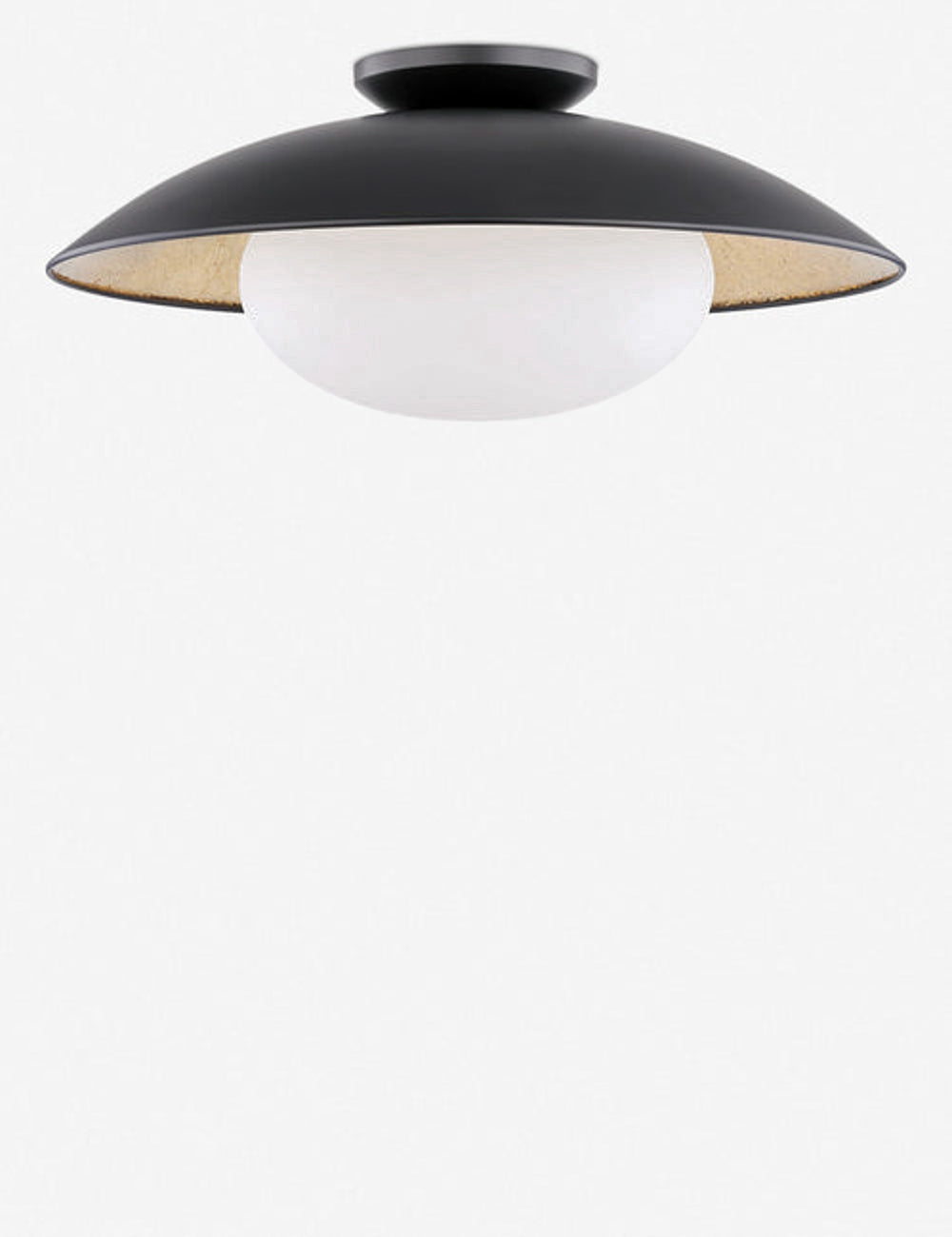 Quinn Semi-Flush Light - Black / Large