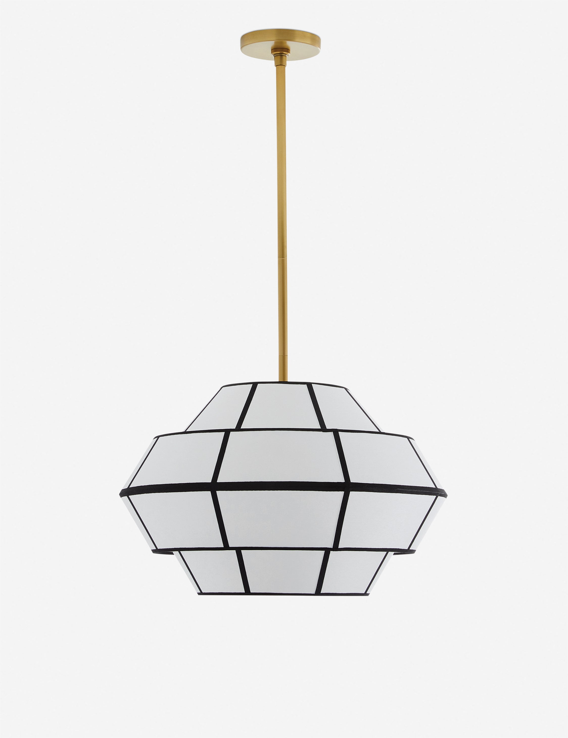 Morten Pendant Light by Arteriors - Antique Brass / 21" Dia