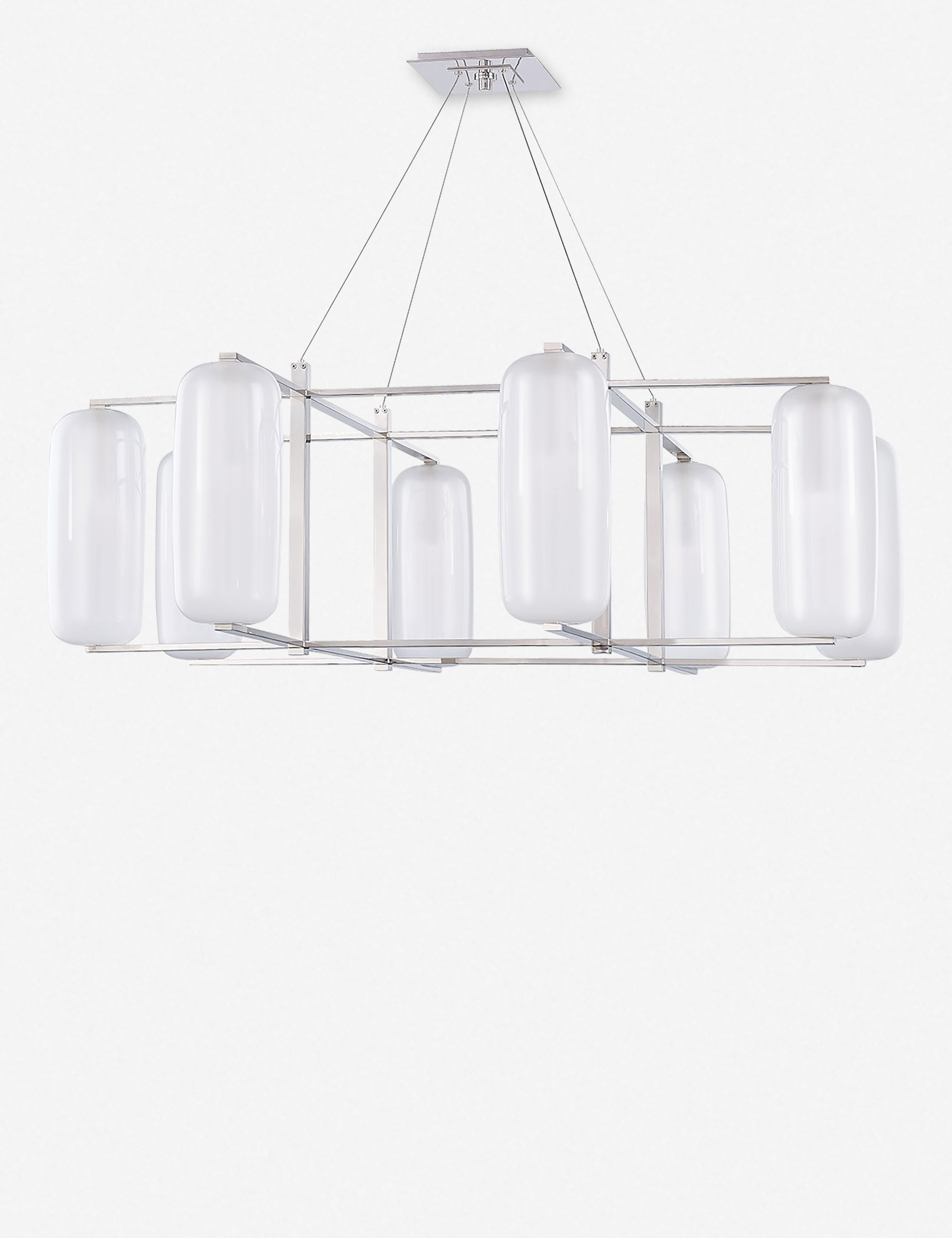 Jerry Chandelier - Polished Nickel / 8 Light